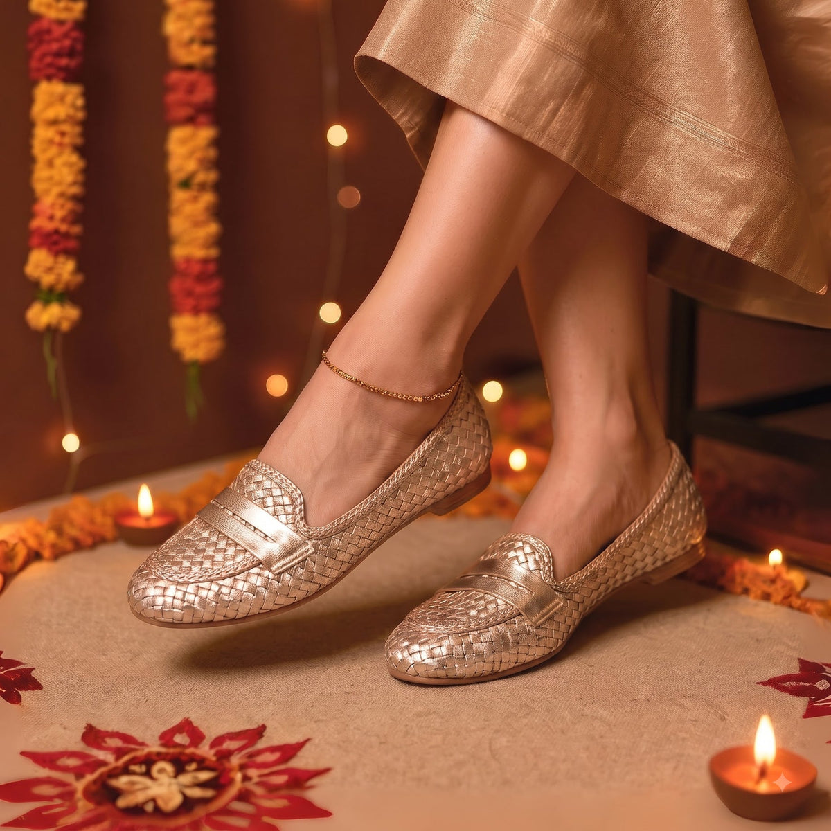 AURUM Handwoven Luxury Leather Loafers