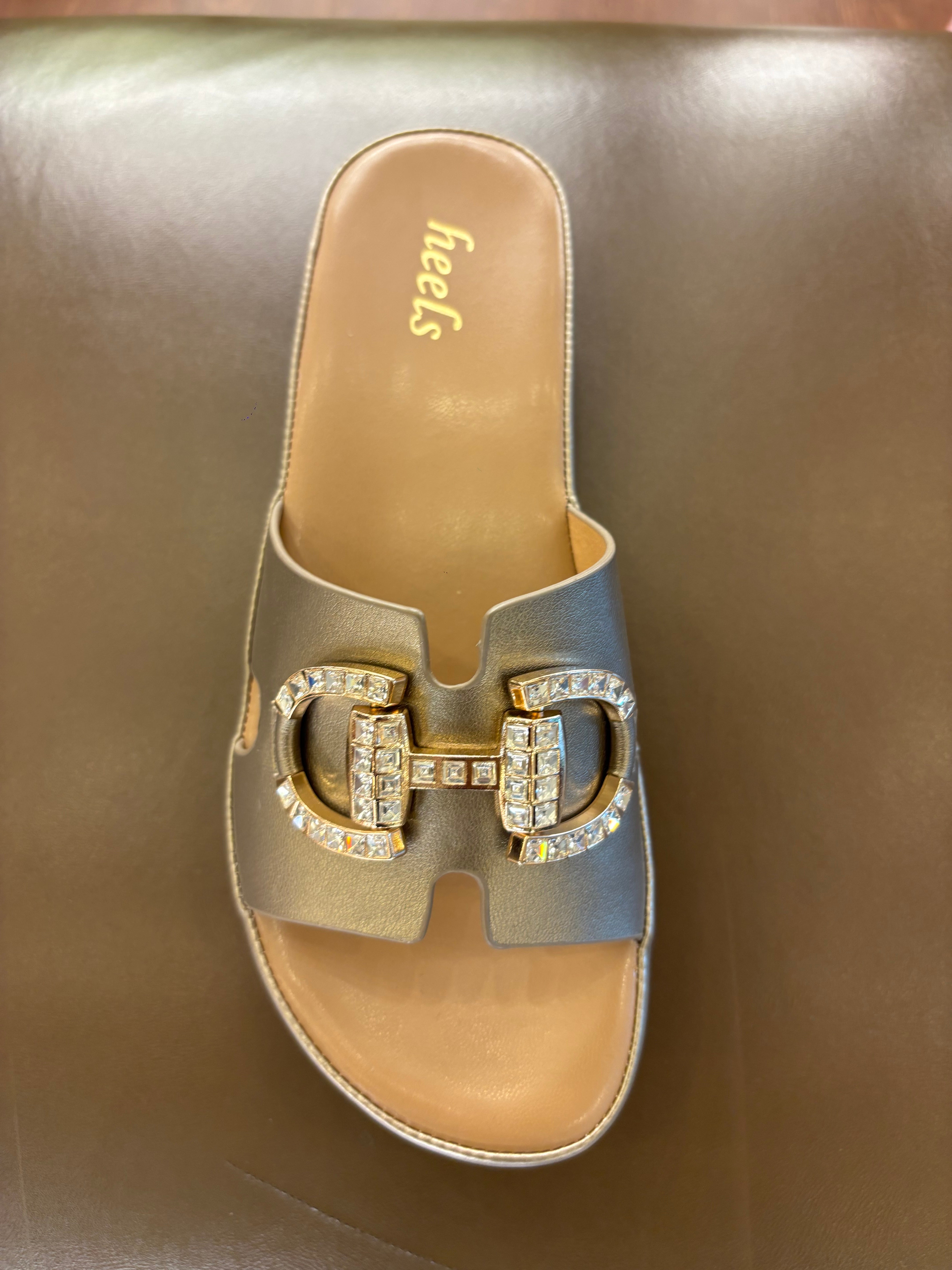 Layla Premium Cushioned Wedge Sliders