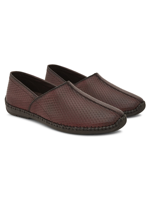 Regent Cherry Leather Mojaris