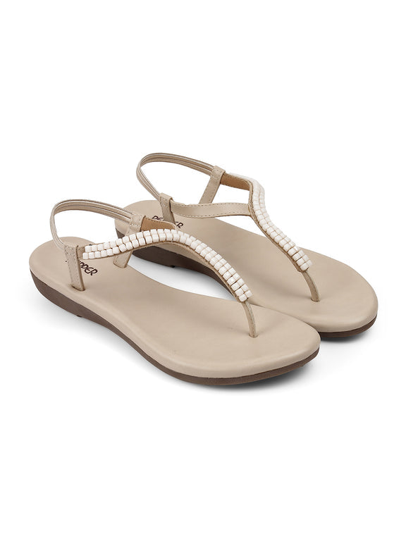 Carmen Cushioned Elastic Sandals