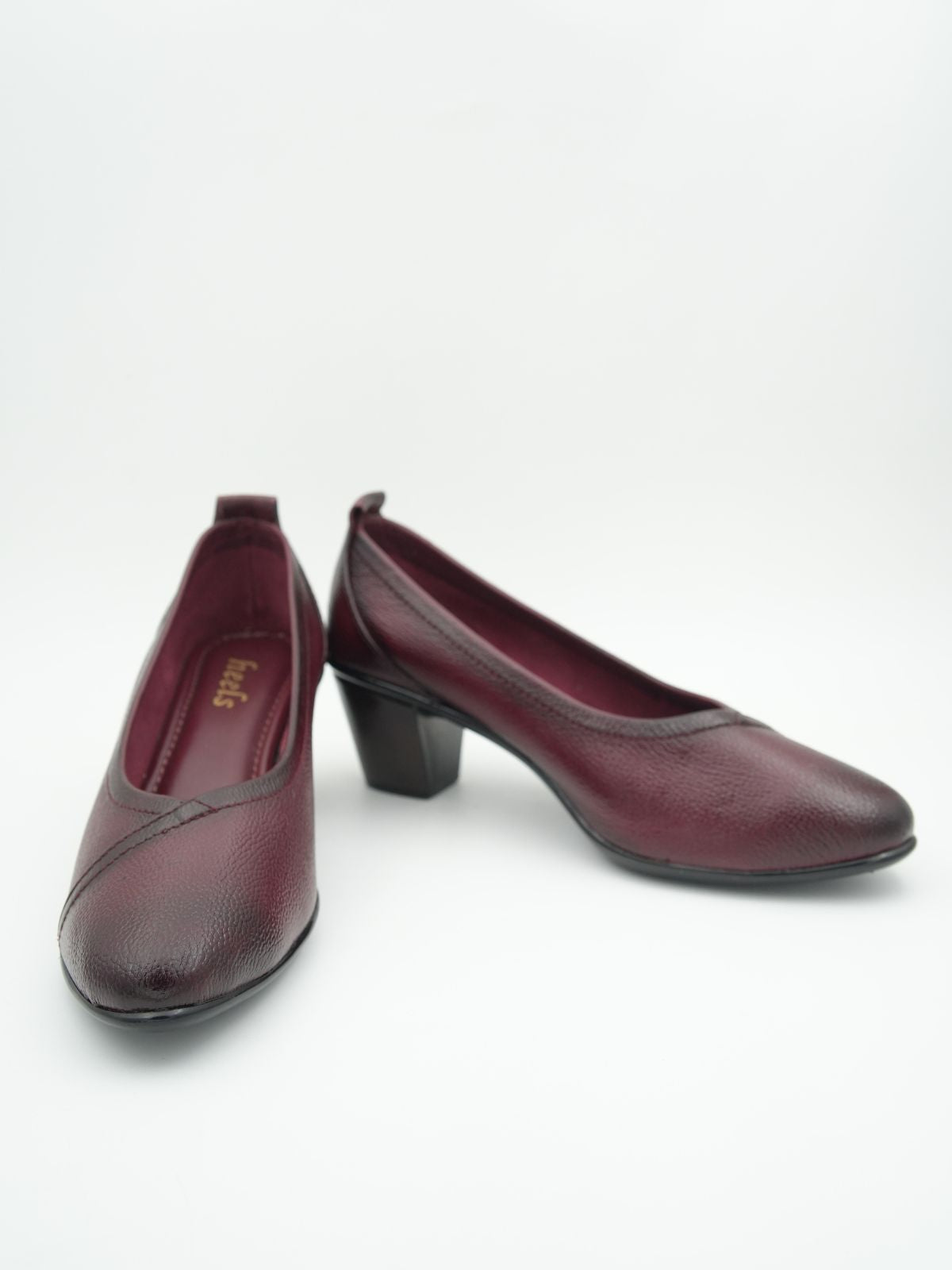 Berlin Leather Classic Block Heel Pumps