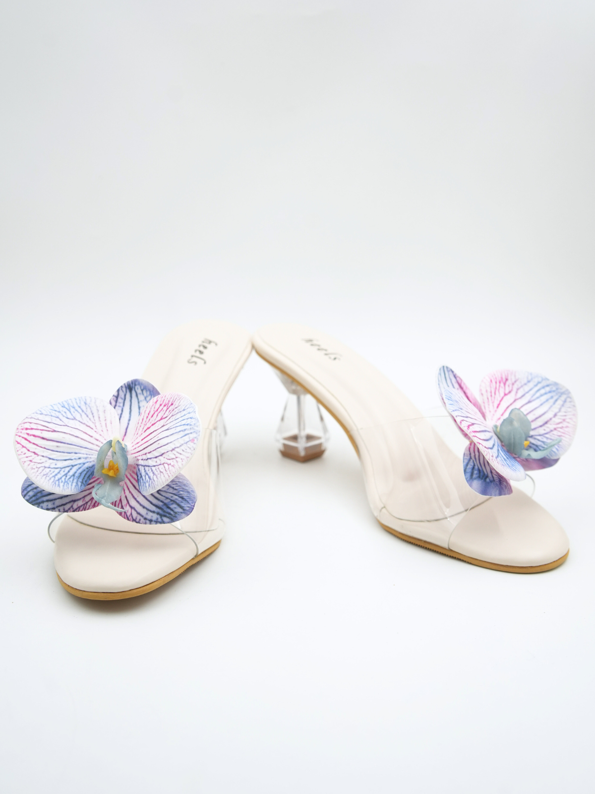 Cappadocia Bloom Clear Kitten Heels