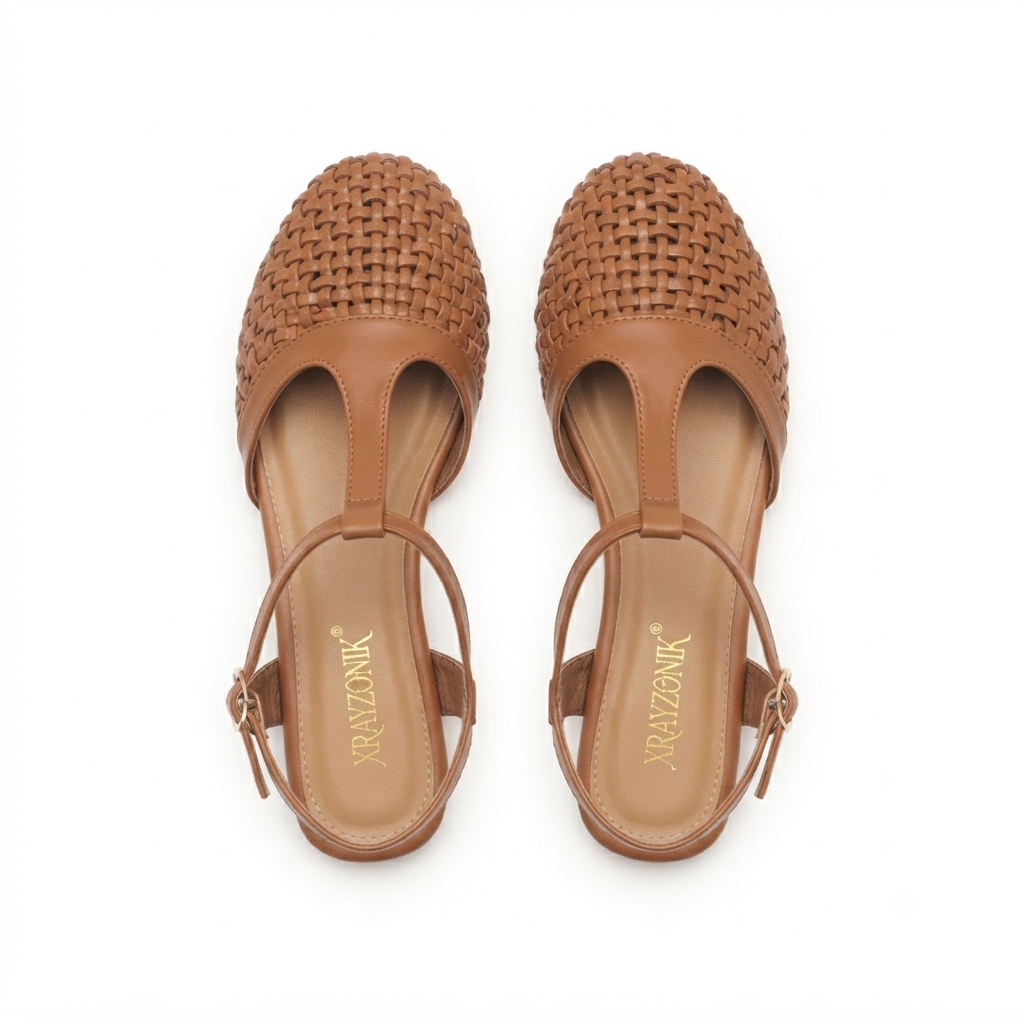 Nysa T Strap Premium Mesh Mary Janes