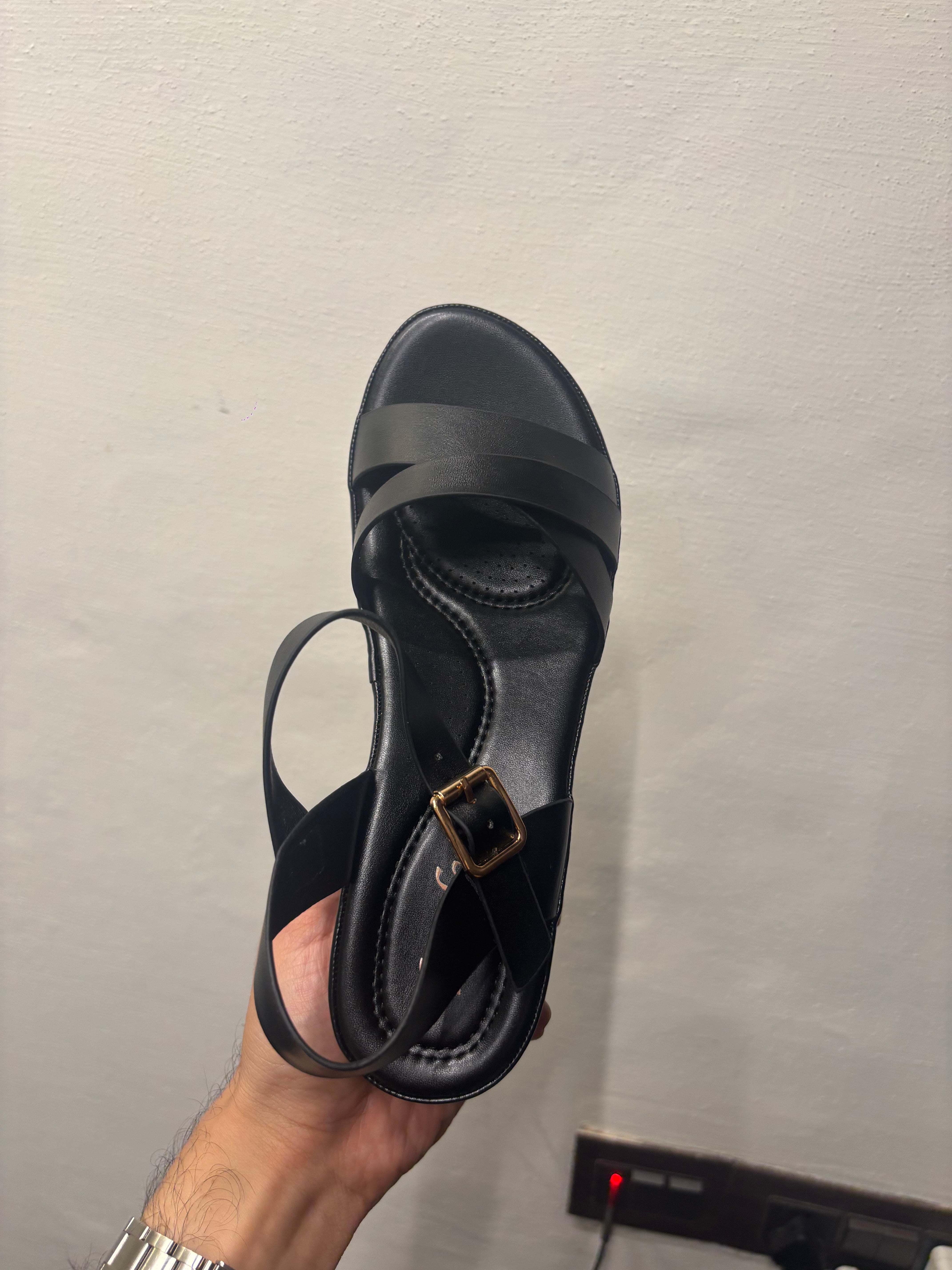 Tory Strappy Wedge Comfort Summer Sandals - The Heels India