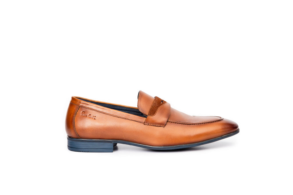Onyx Leather Formal Moccasins