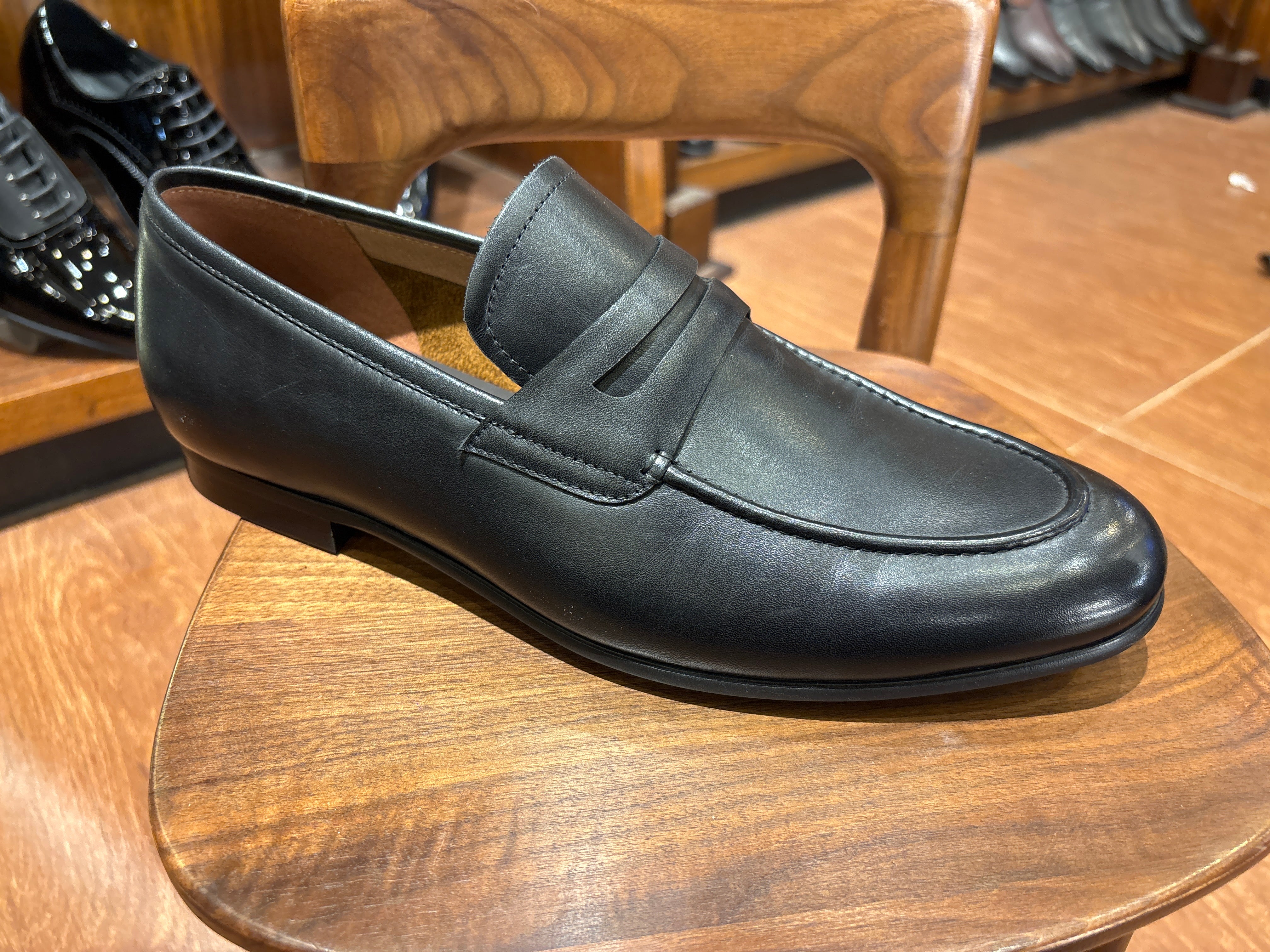 Kenny Premium Leather Penny Loafers - The Heels India