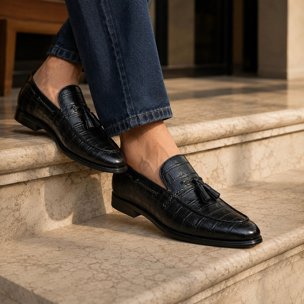 Romano Premium Tassel Leather Loafers