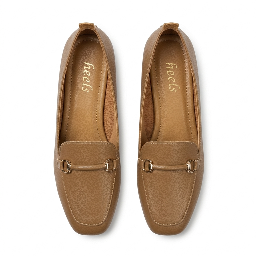 Paris Buckled Mid Heel Formal Loafers