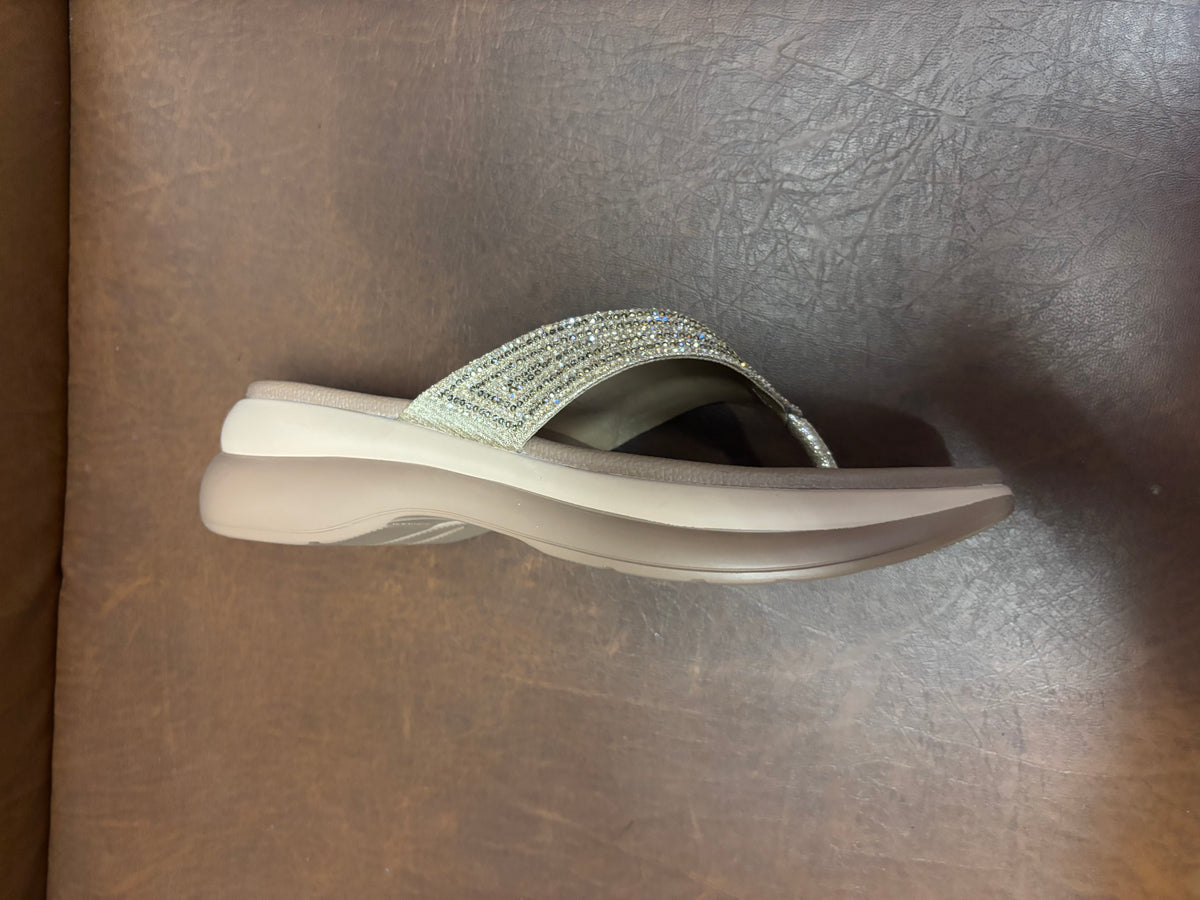 Emily 2.0 Chunky Cushion Bling Slippers