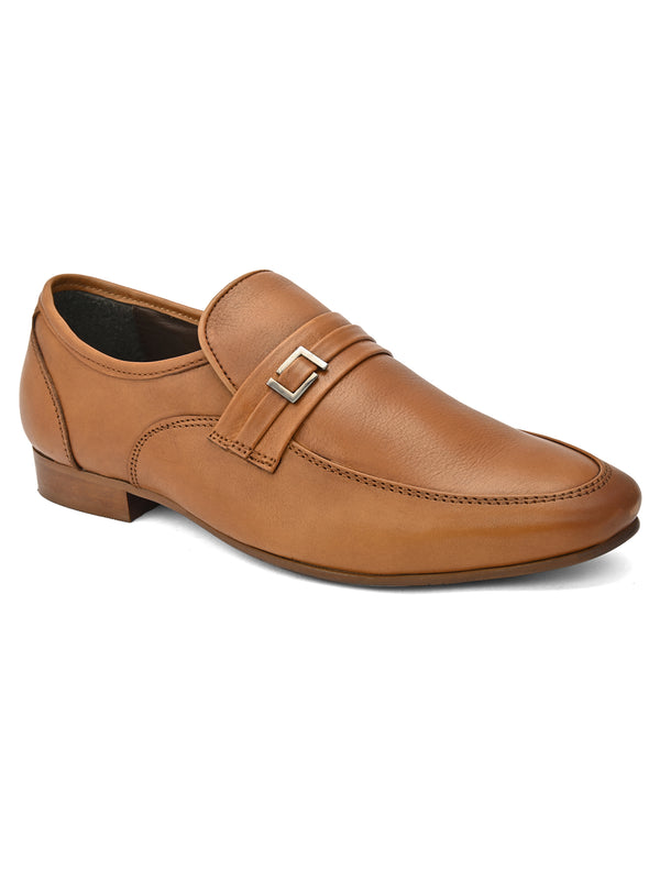 Sebastian Tan Leather Moccasins