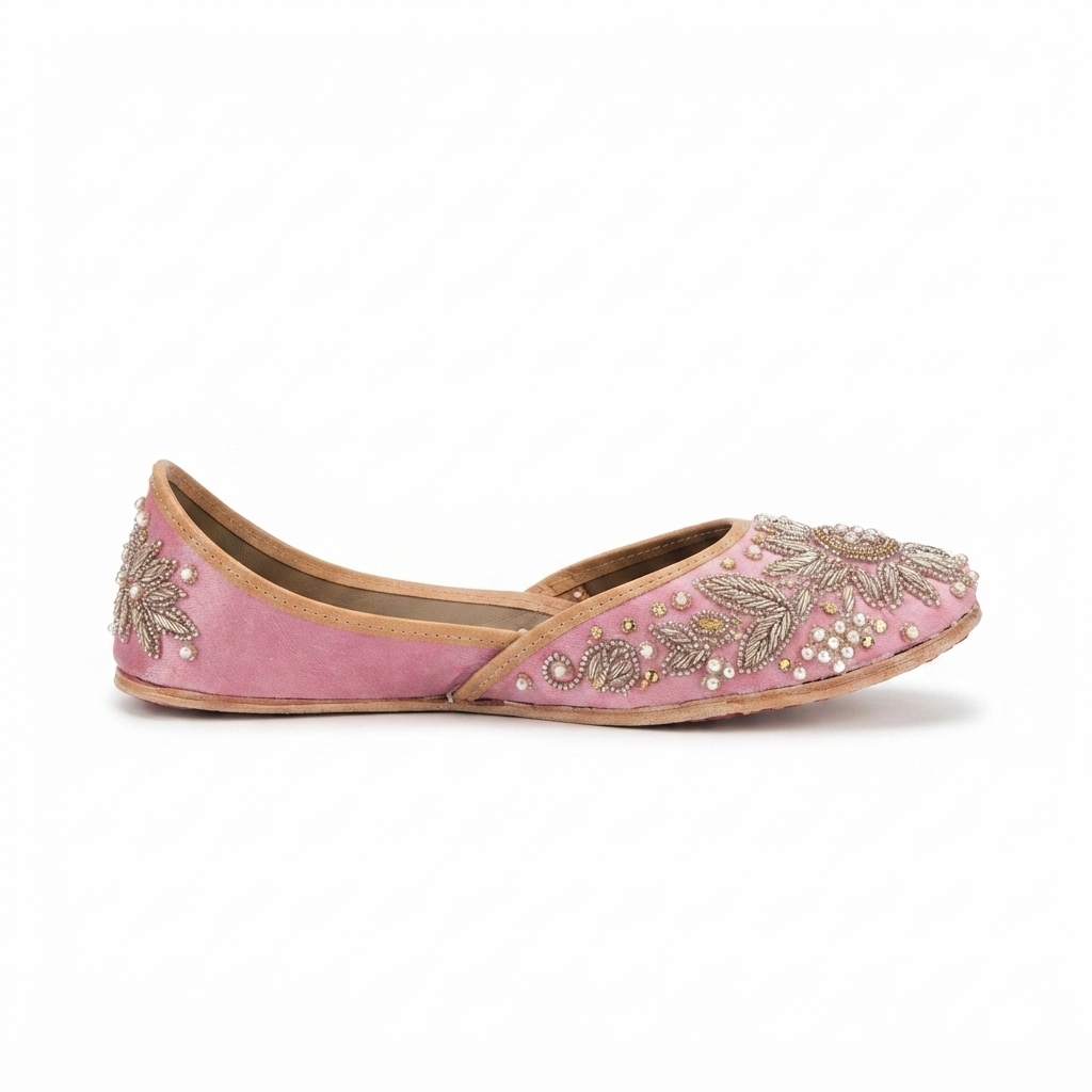 Mehreen Handcrafted Leather Juttis