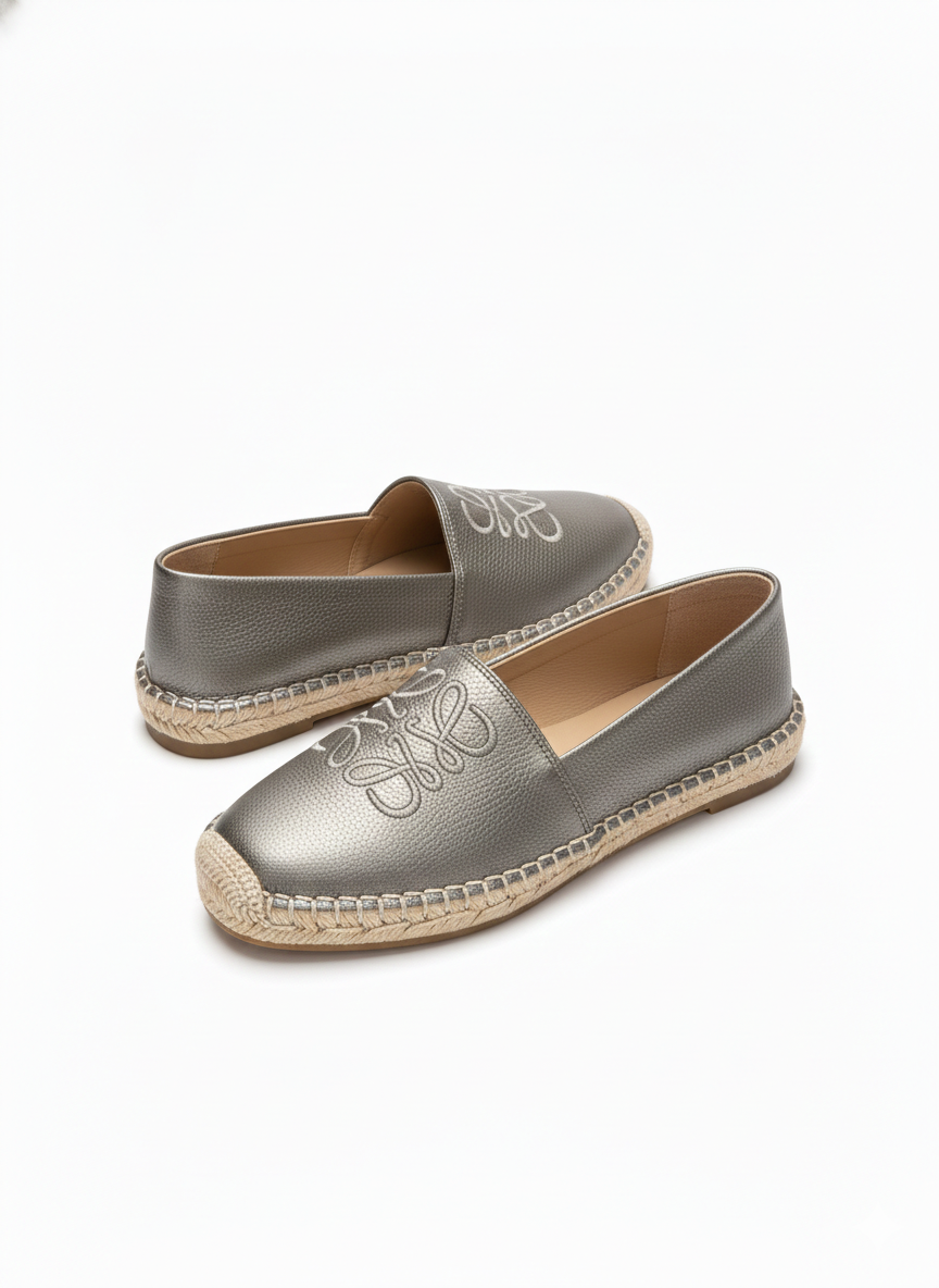 Mensho Cushioned Espadrille Slip On Loafers - The Heels India