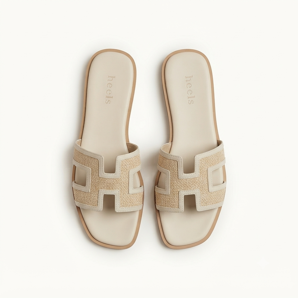 Portia H Cut Cushioned Summer Sliders