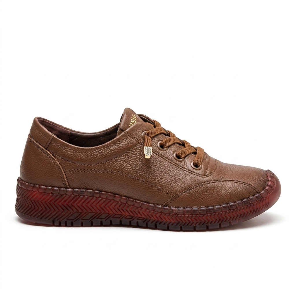 Serena Premium Leather Comfort Derby Lace Loafers
