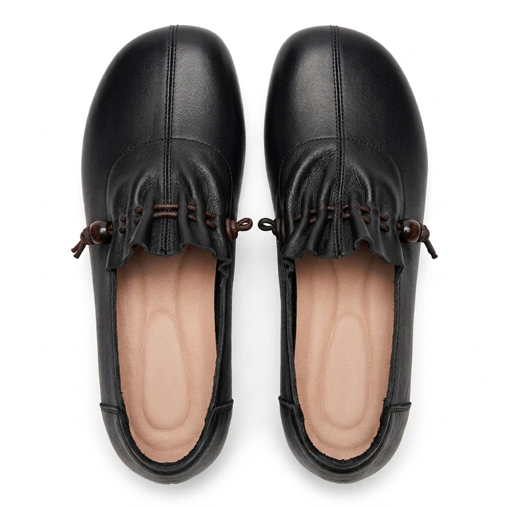 Carlita Premium Leather Comfort Loafers - The Heels India