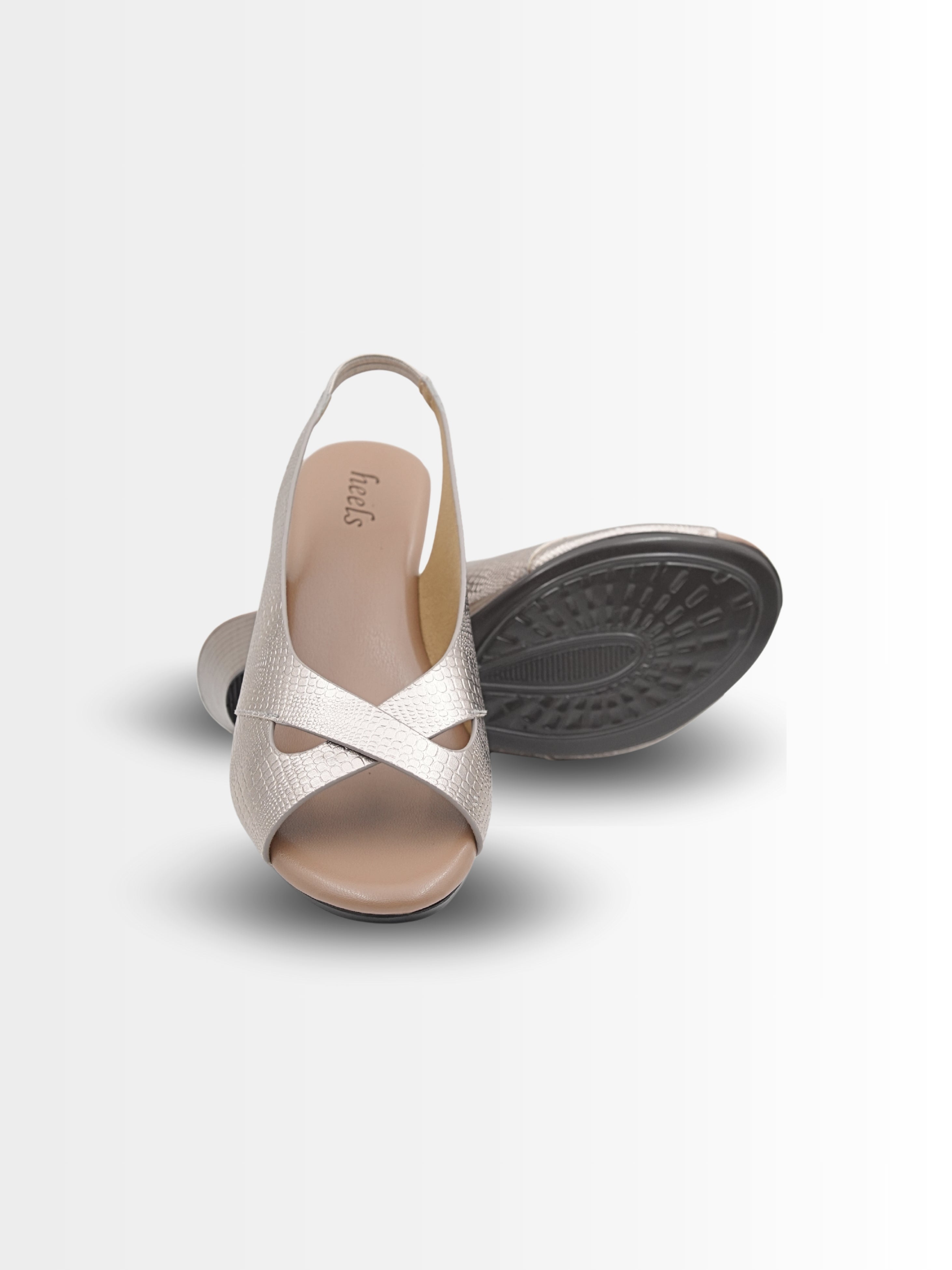 Antoine Wedge Heel Peep-toe Sandals