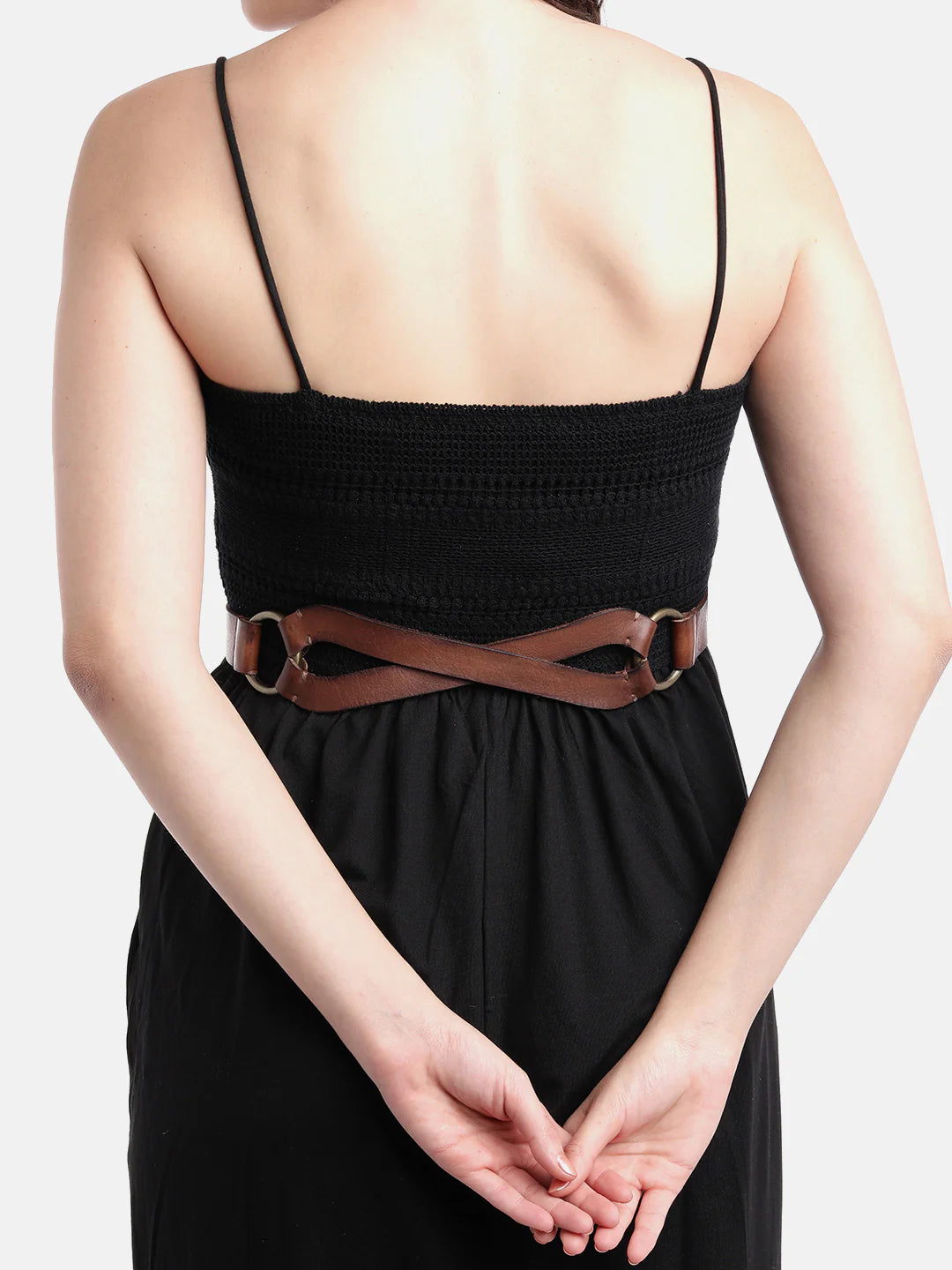 Brown Genuine Leather Belt