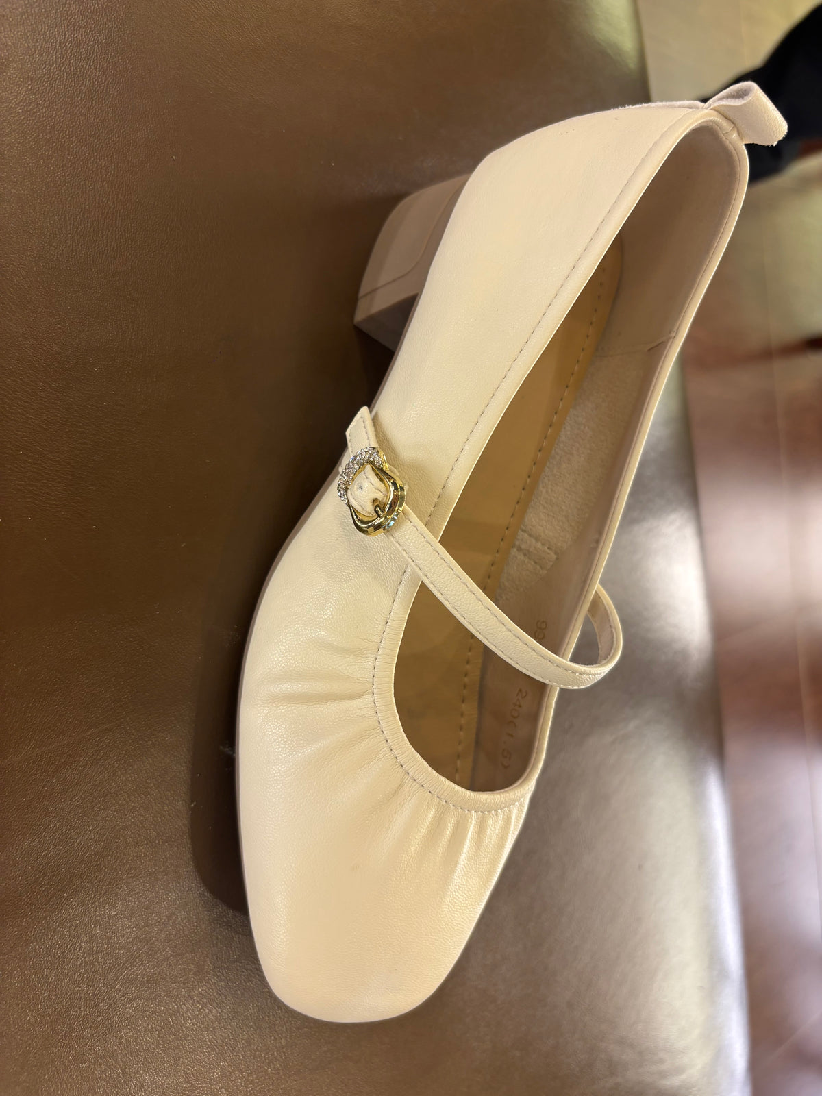Carla Premium Mary Jane Block Heel Loafers