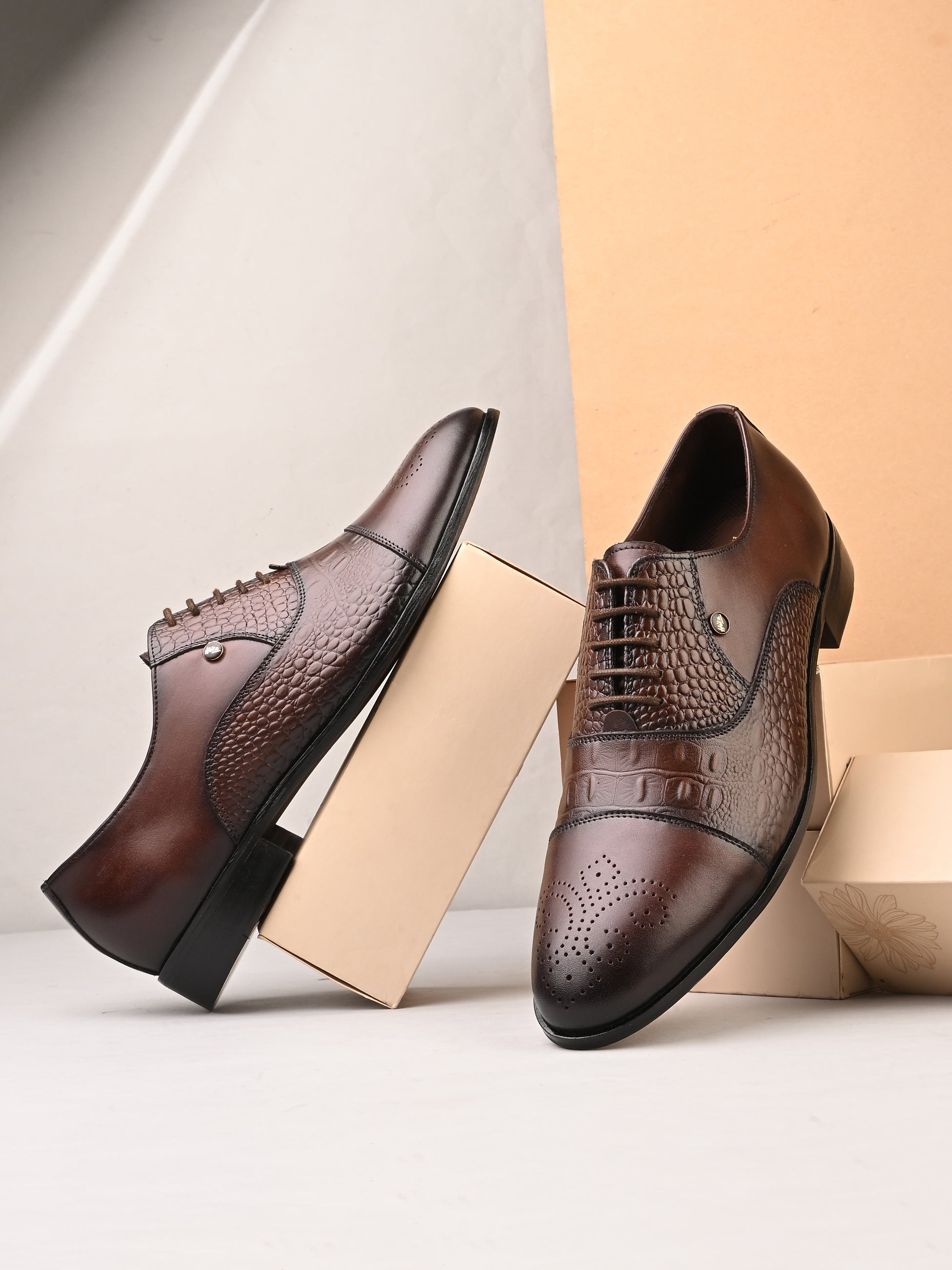 Belmont Crust Leather Lace Up Formal Shoes