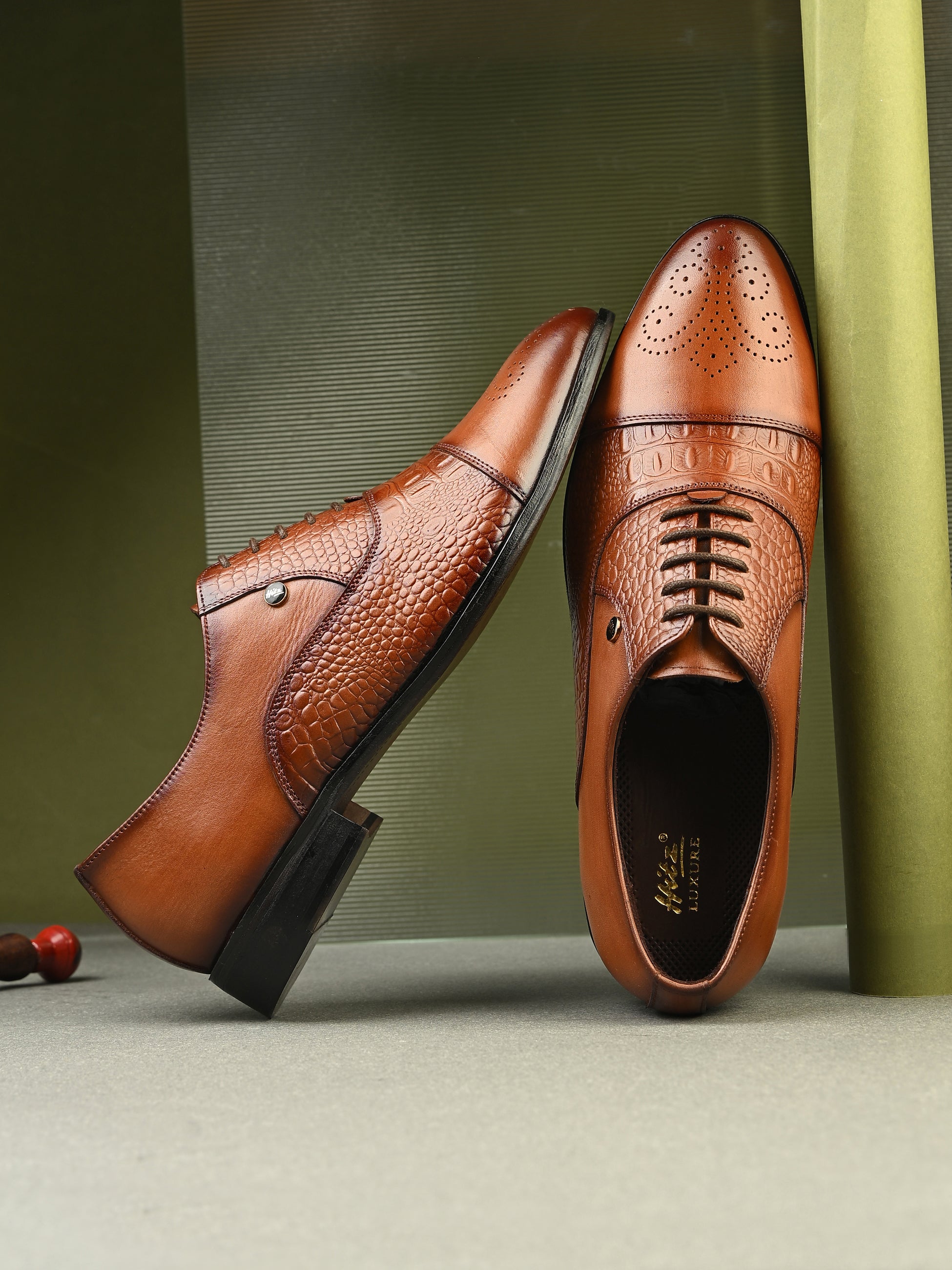 Belmont Crust Leather Lace Up Formal Shoes