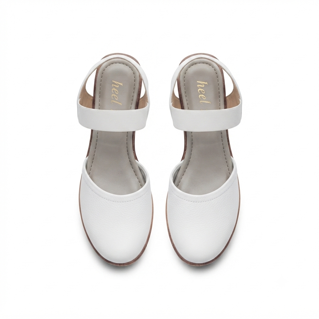 Jess Leather Platform Wedge Heel Sandals