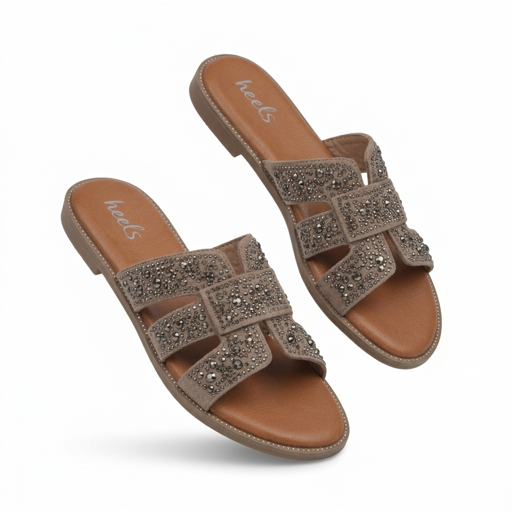 Frosta Bling Cushioned Sliders