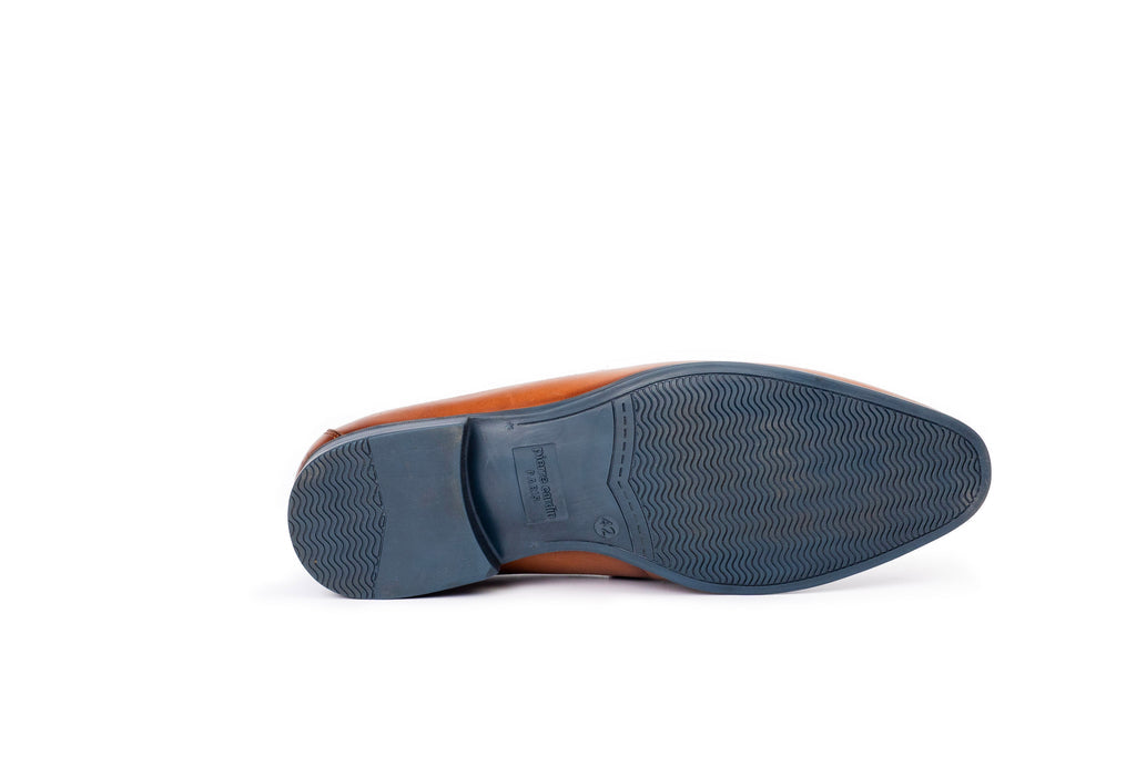 Onyx Leather Formal Moccasins