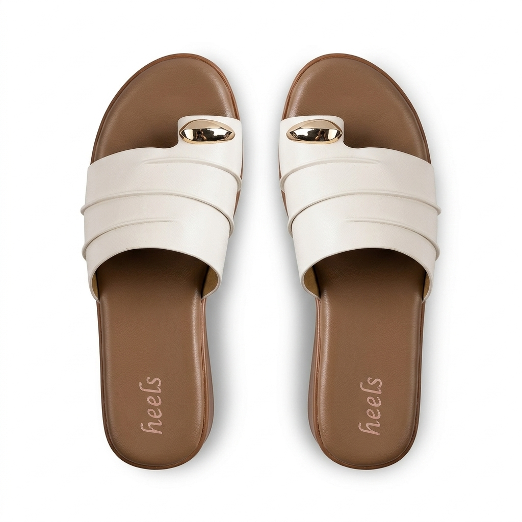 Kelly Buckled Thumb Wedge Peep Toe Heels
