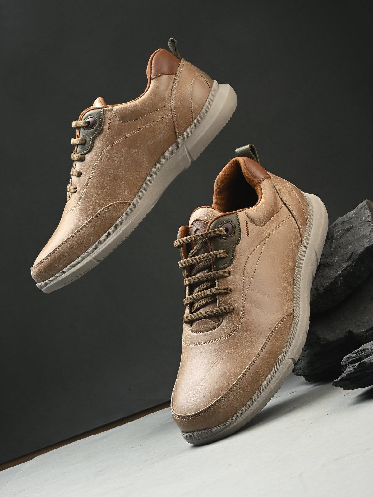 Jao Leather Lace-up Zero Gravity Sneakers