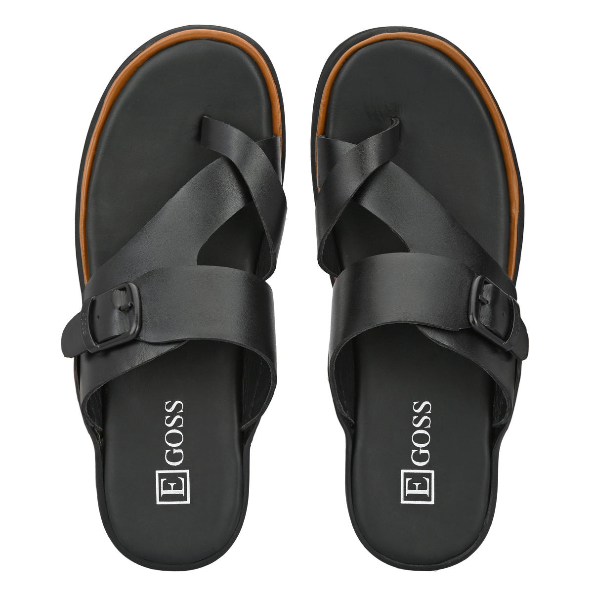 Vance Cushion Leather Thumb Slippers - The Heels India