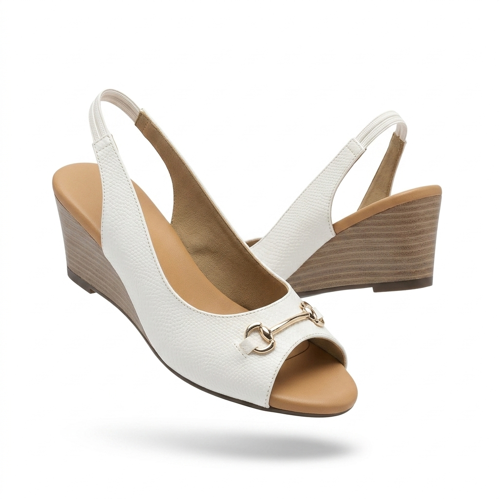 Antoine Wedge Heel Peep-toe Sandals