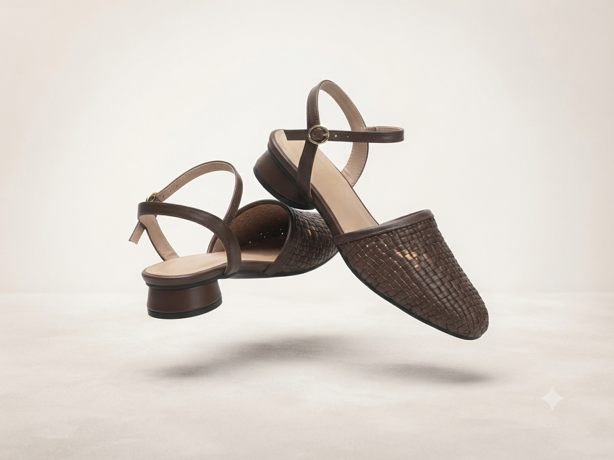 Luna Premium Mesh Mary Jane Ballerinas