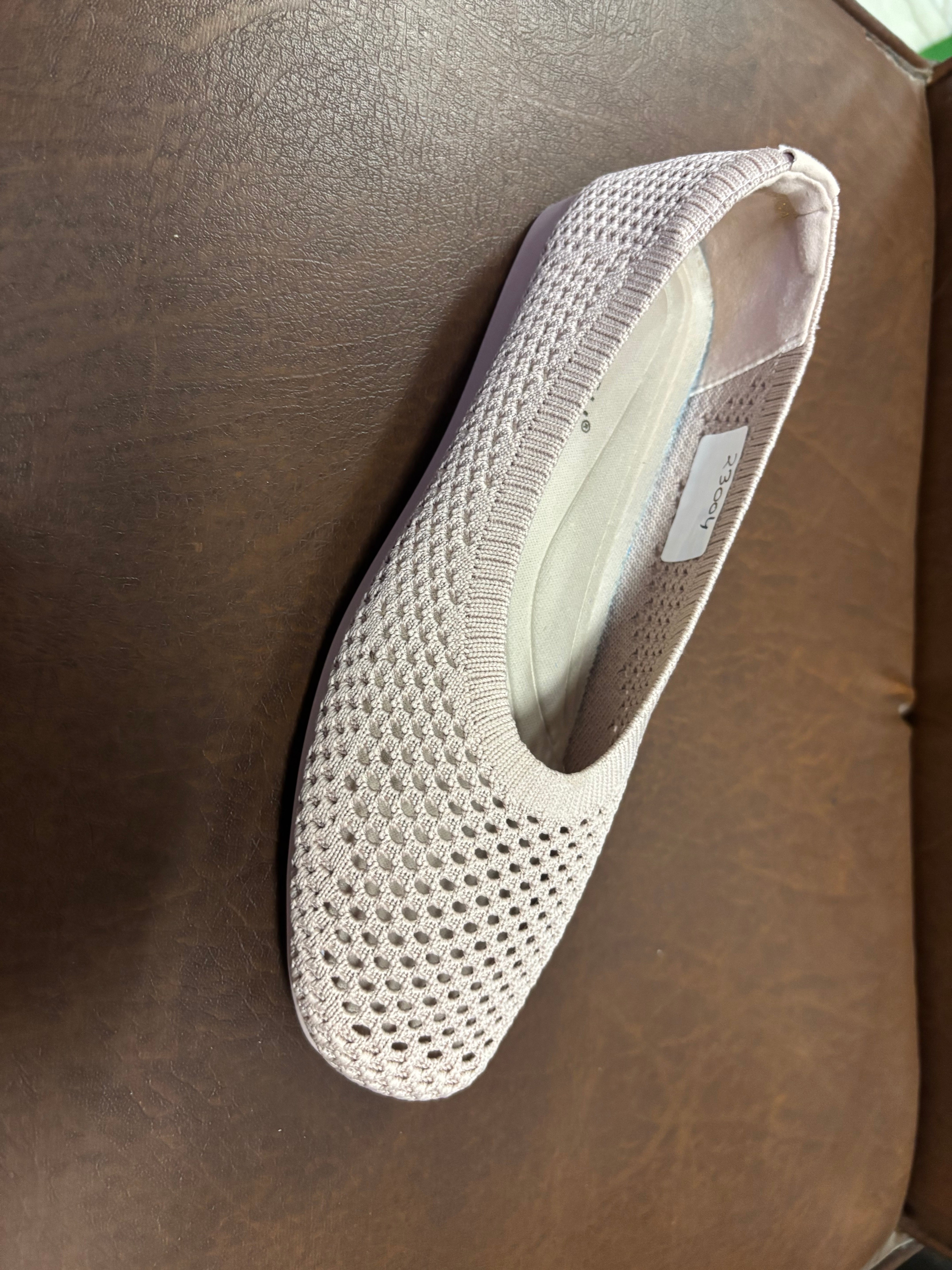 Grace Crochet Flat Flexi Comfort Ballerinas