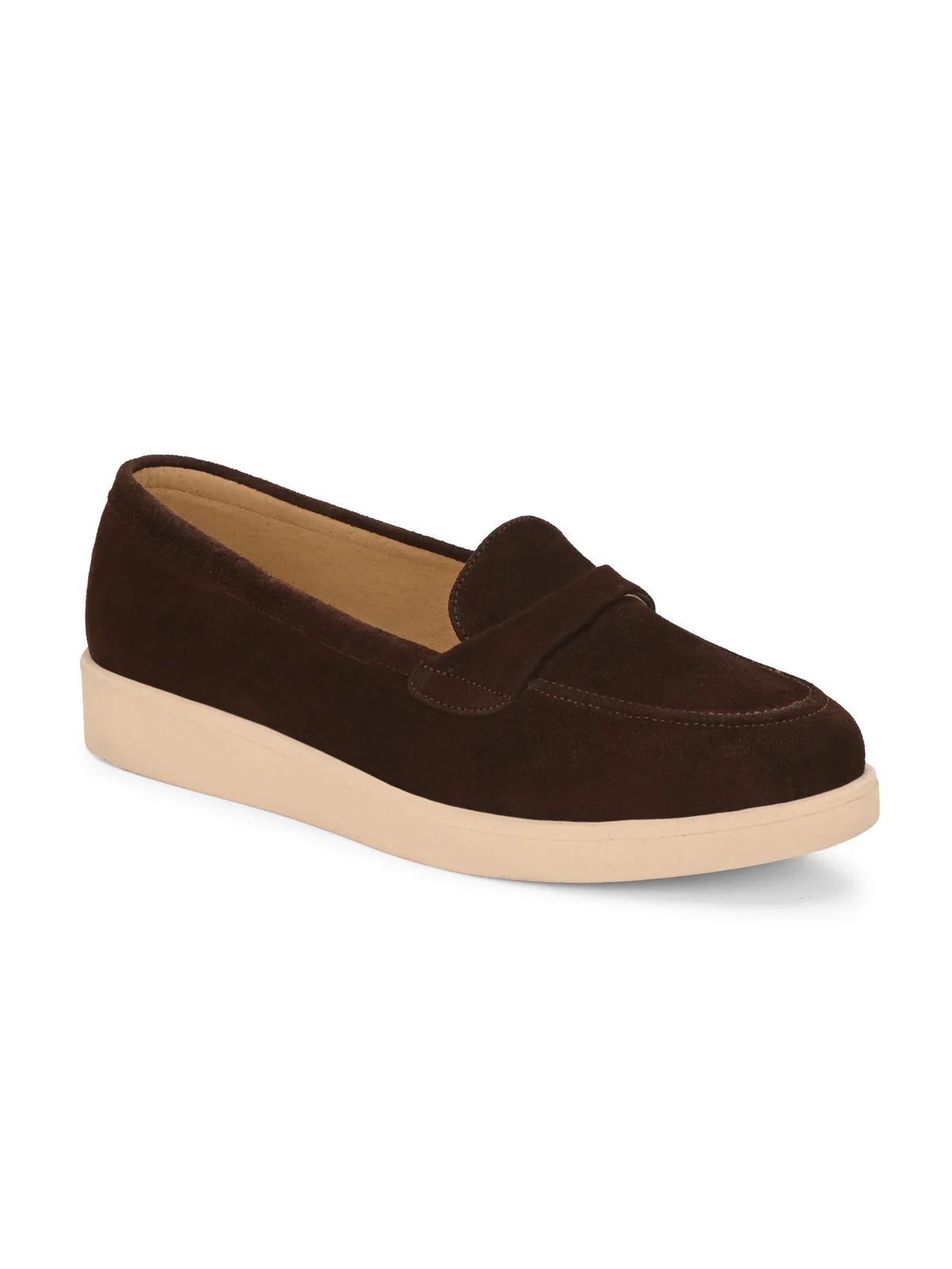 Carlita Suede Leather Loafers