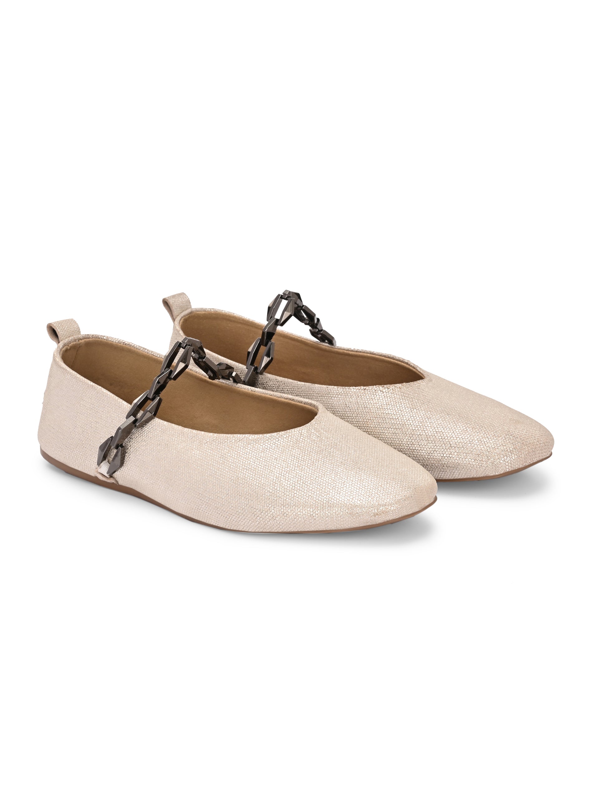 Beaumont Leather Flat Mary Janes - The Heels India