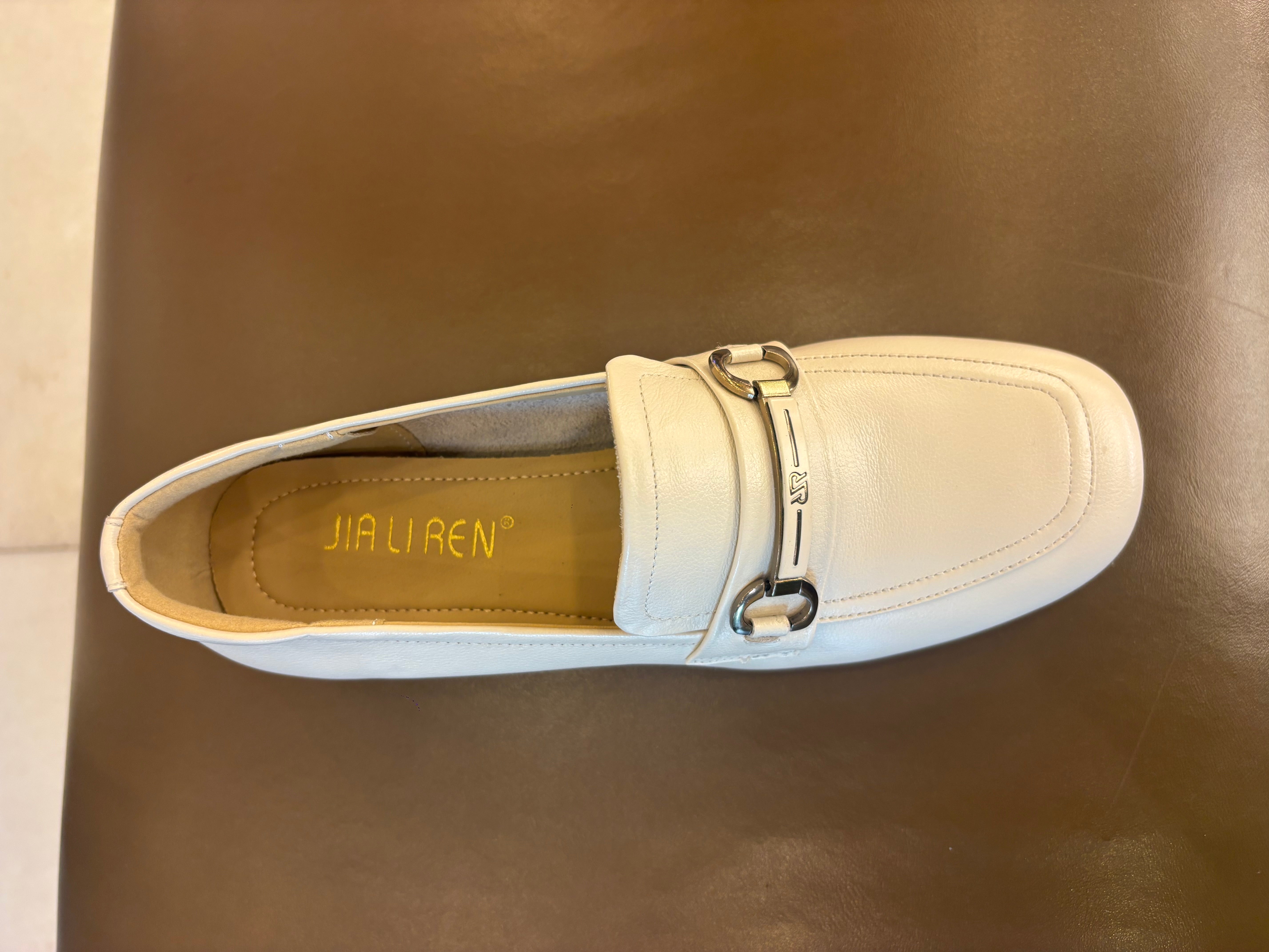 Melissa Premium Leather Block Heel Loafers