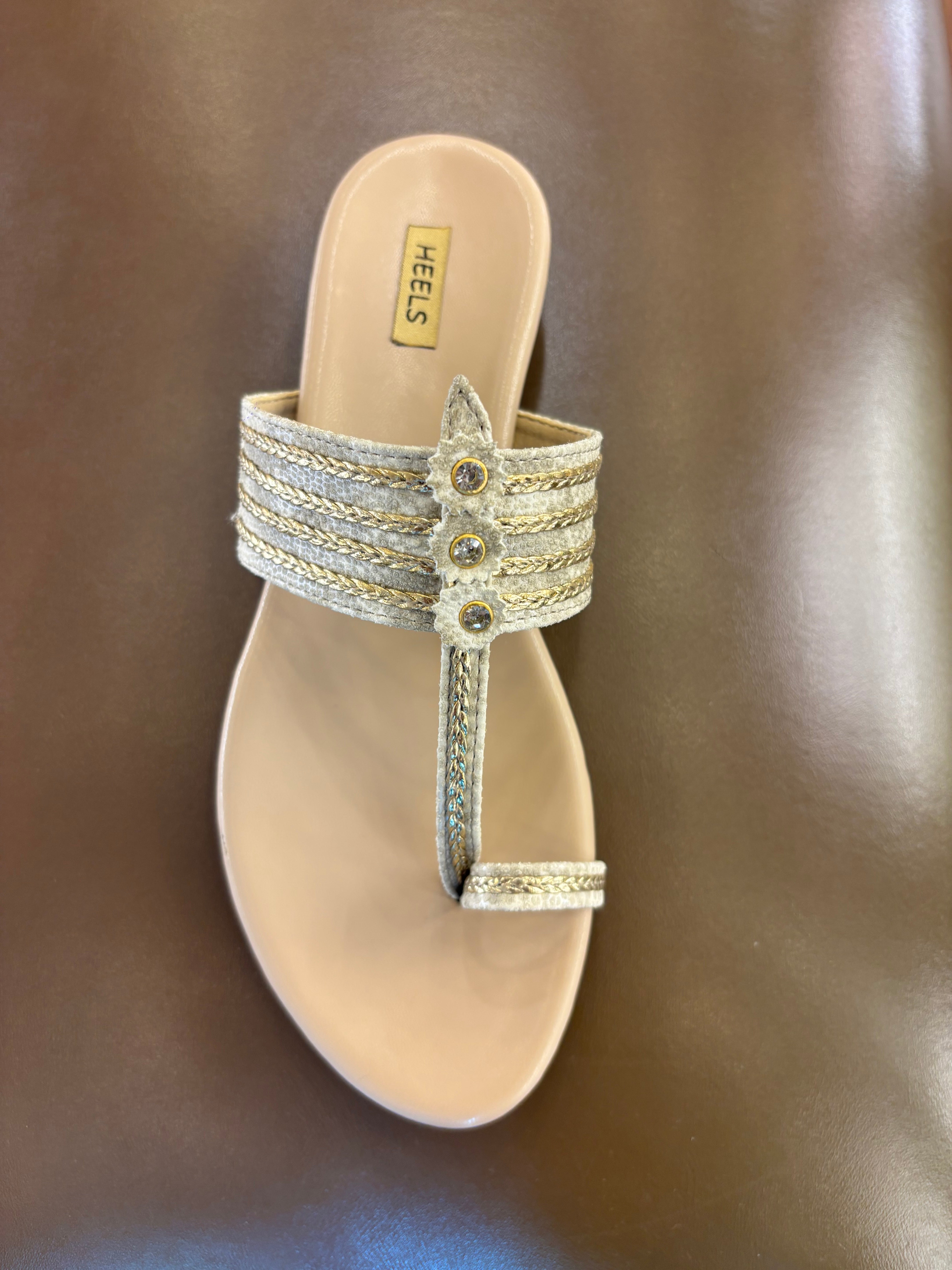Alia Cushioned Kohlapuri Slippers