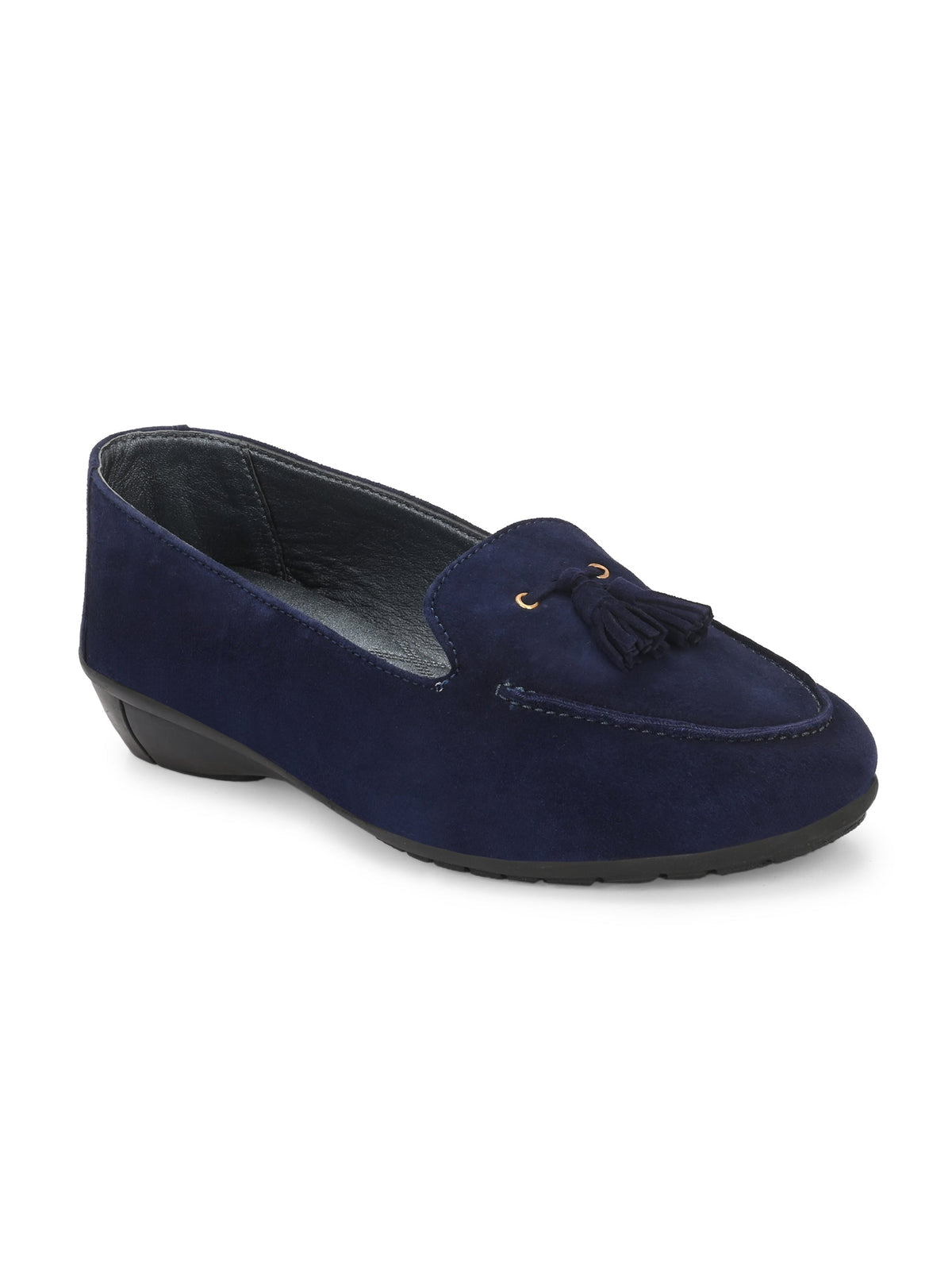 Jerry Suede Leather Tassel Loafers