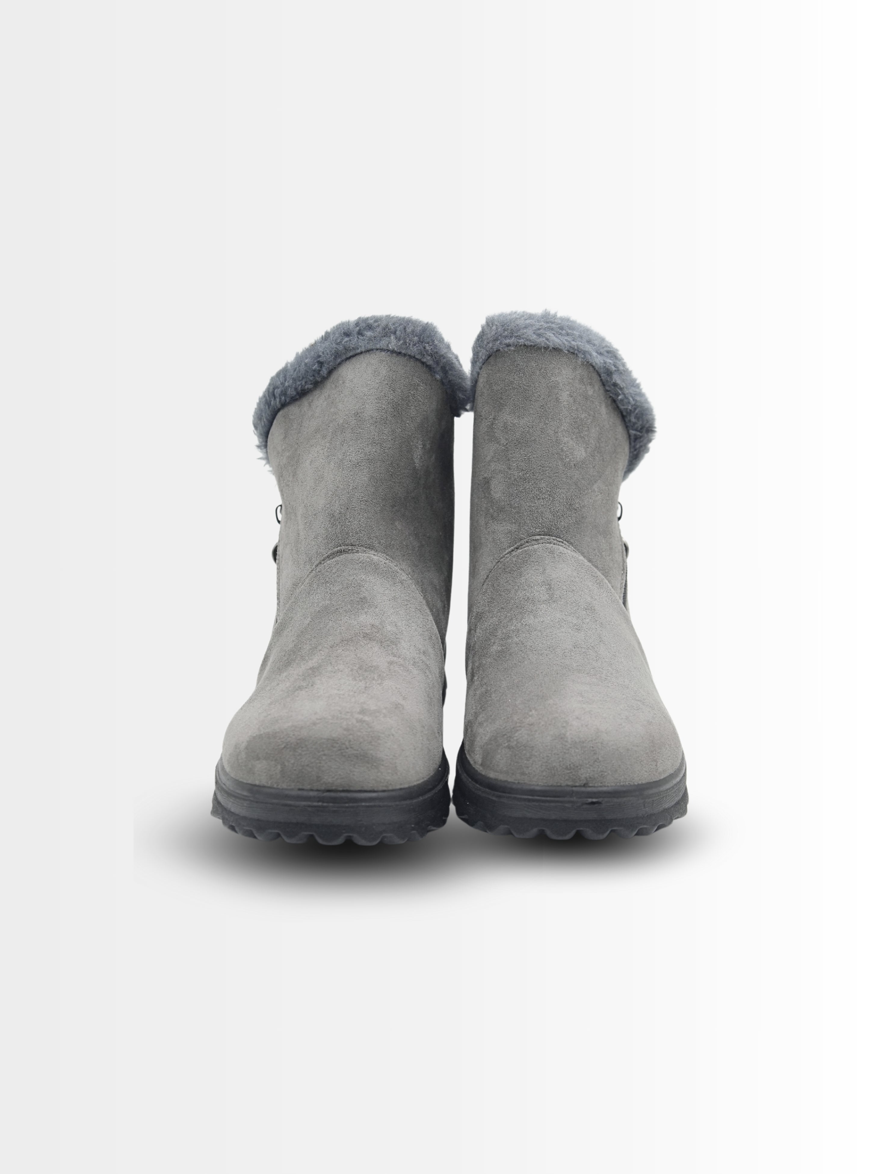 Savanna Suede Ankle Fur Boots