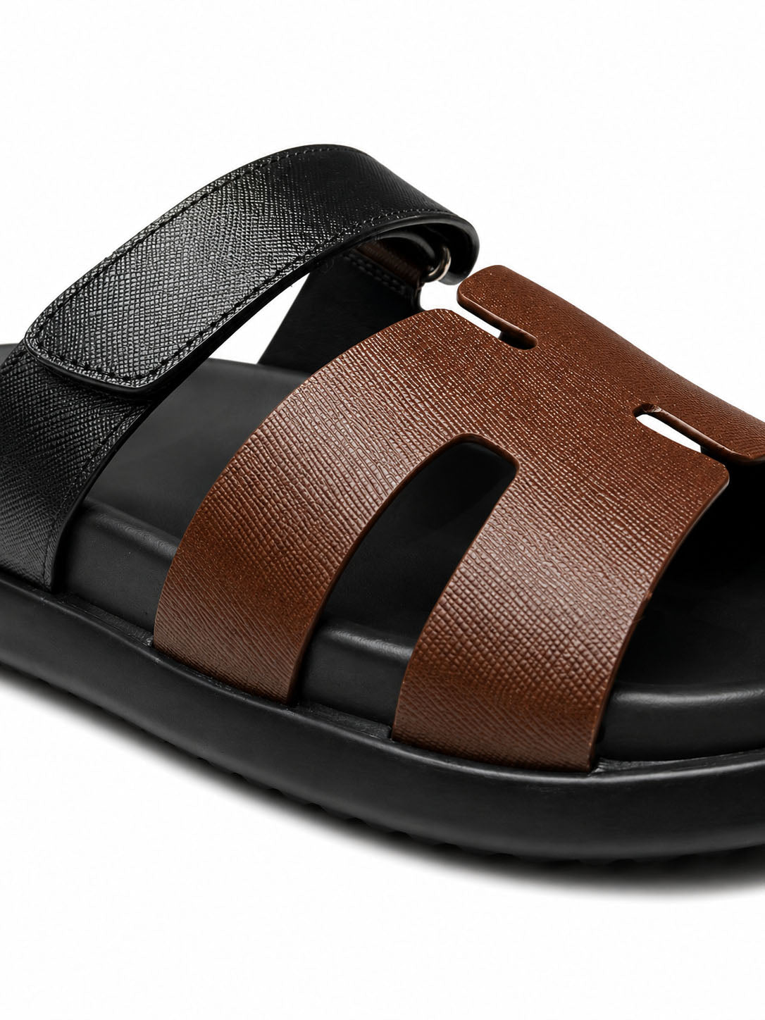 Adams Leather Cushioned Slippers
