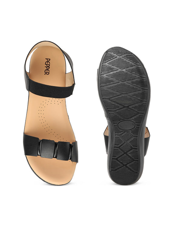 Sasha Cushioned Elastic Sandals