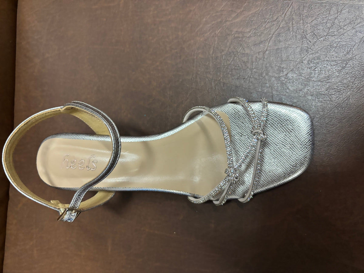 Zara 2.0 Bling Strappy Kitten Heels