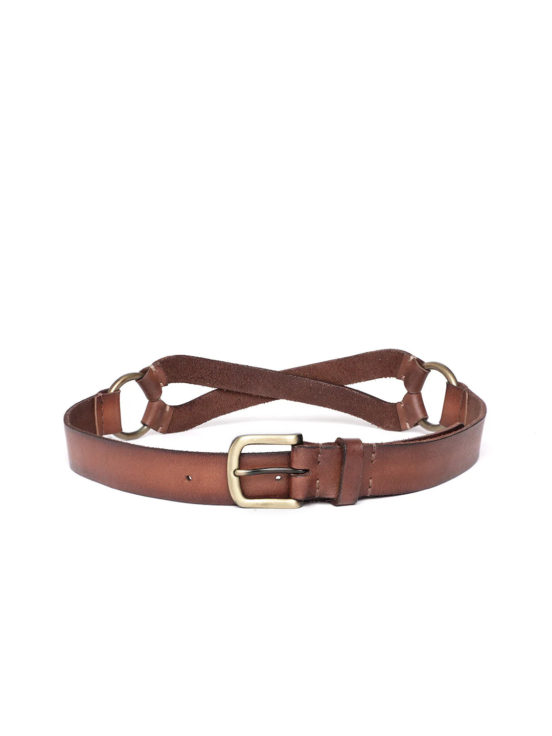 Brown Genuine Leather Belt