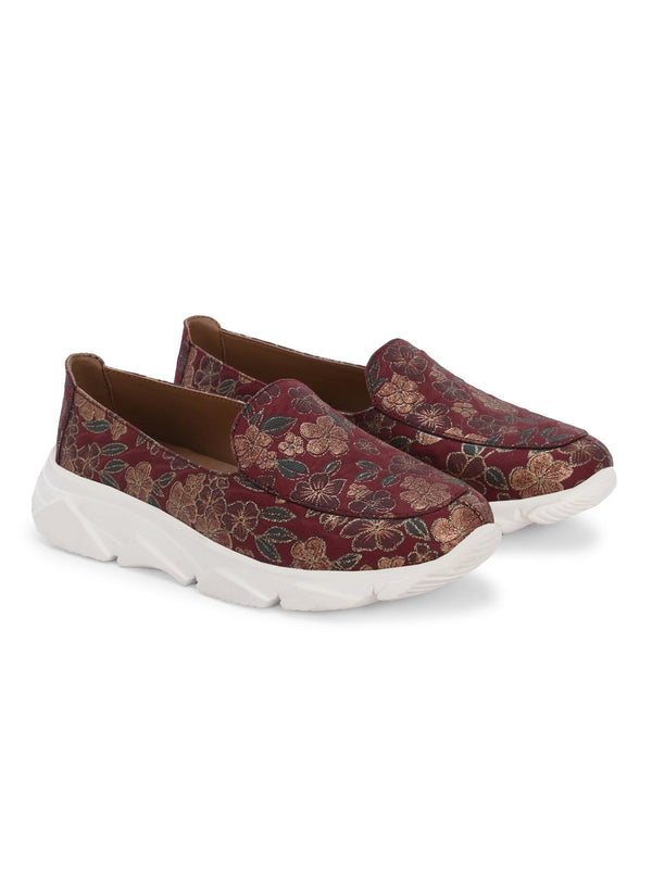 Cotton Cherry Ethnic Sneakers