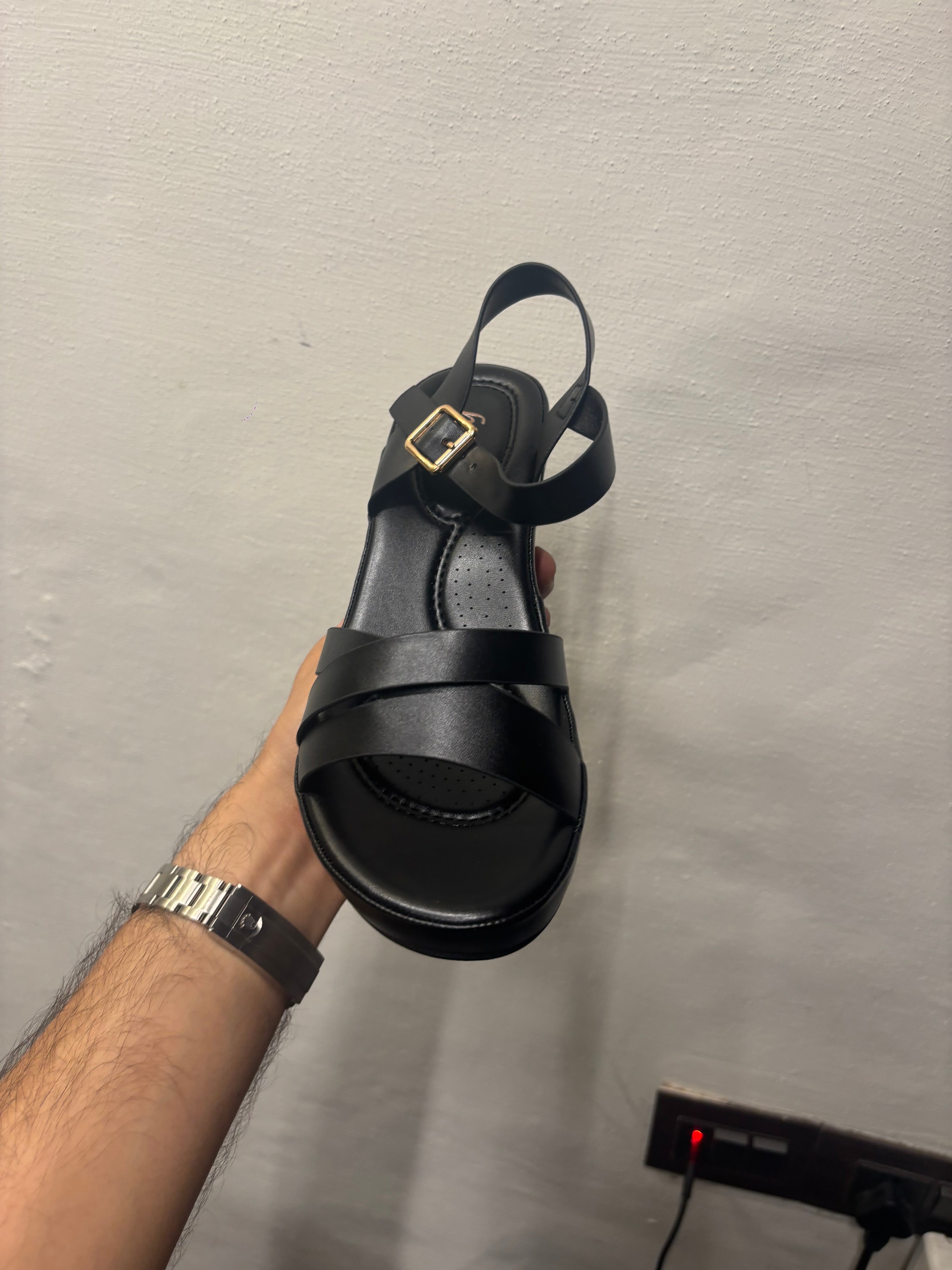 Tory Strappy Wedge Comfort Summer Sandals - The Heels India