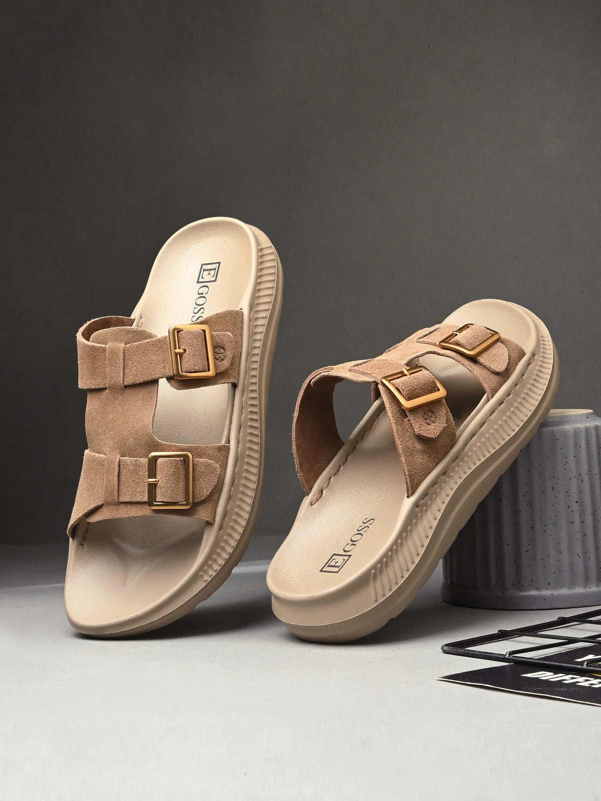 Mikel Zero Gravity Summer Comfort Leather Slippers