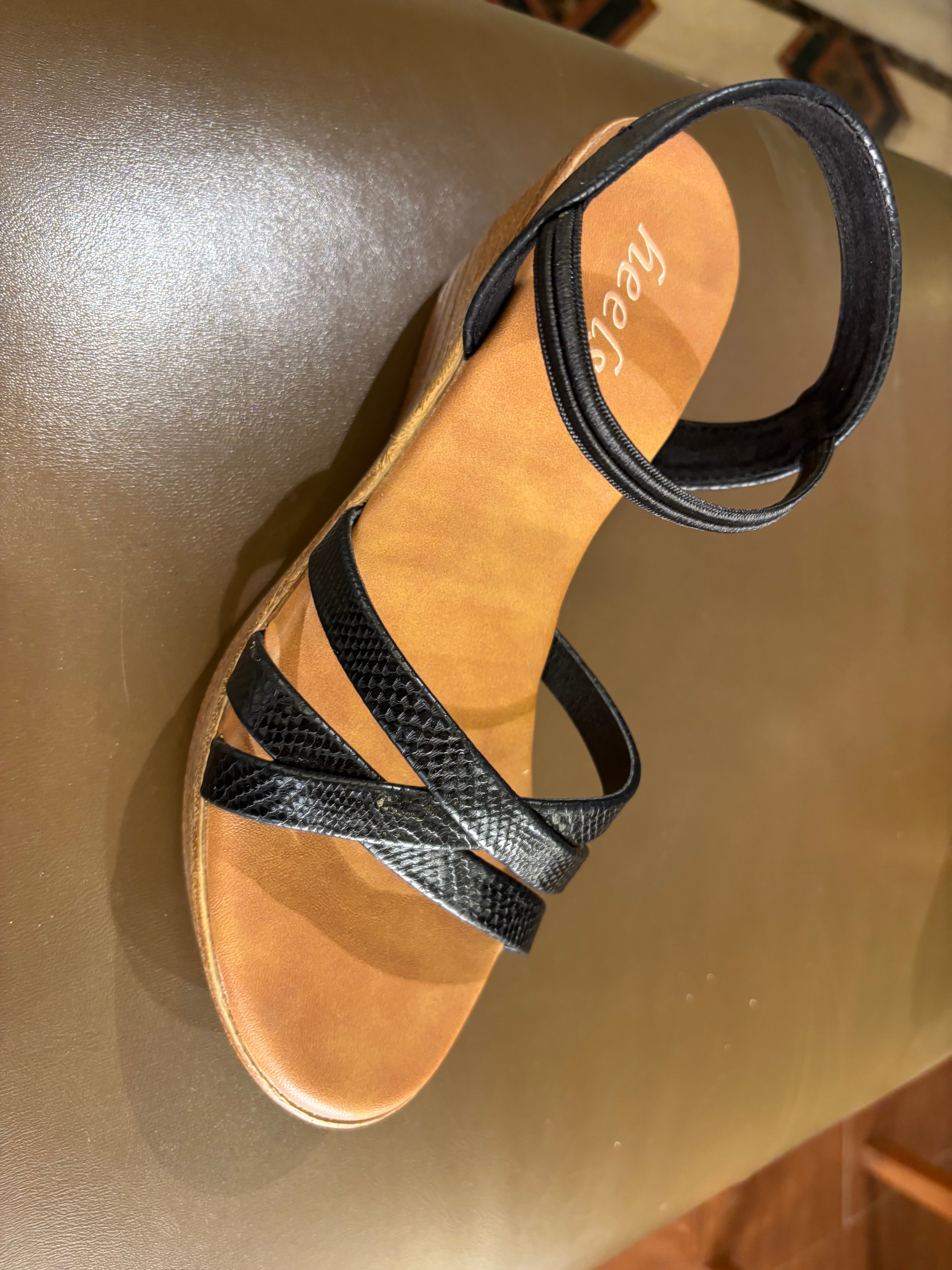 Lea Lightweight Peep Toe Wedge Platform Sandals