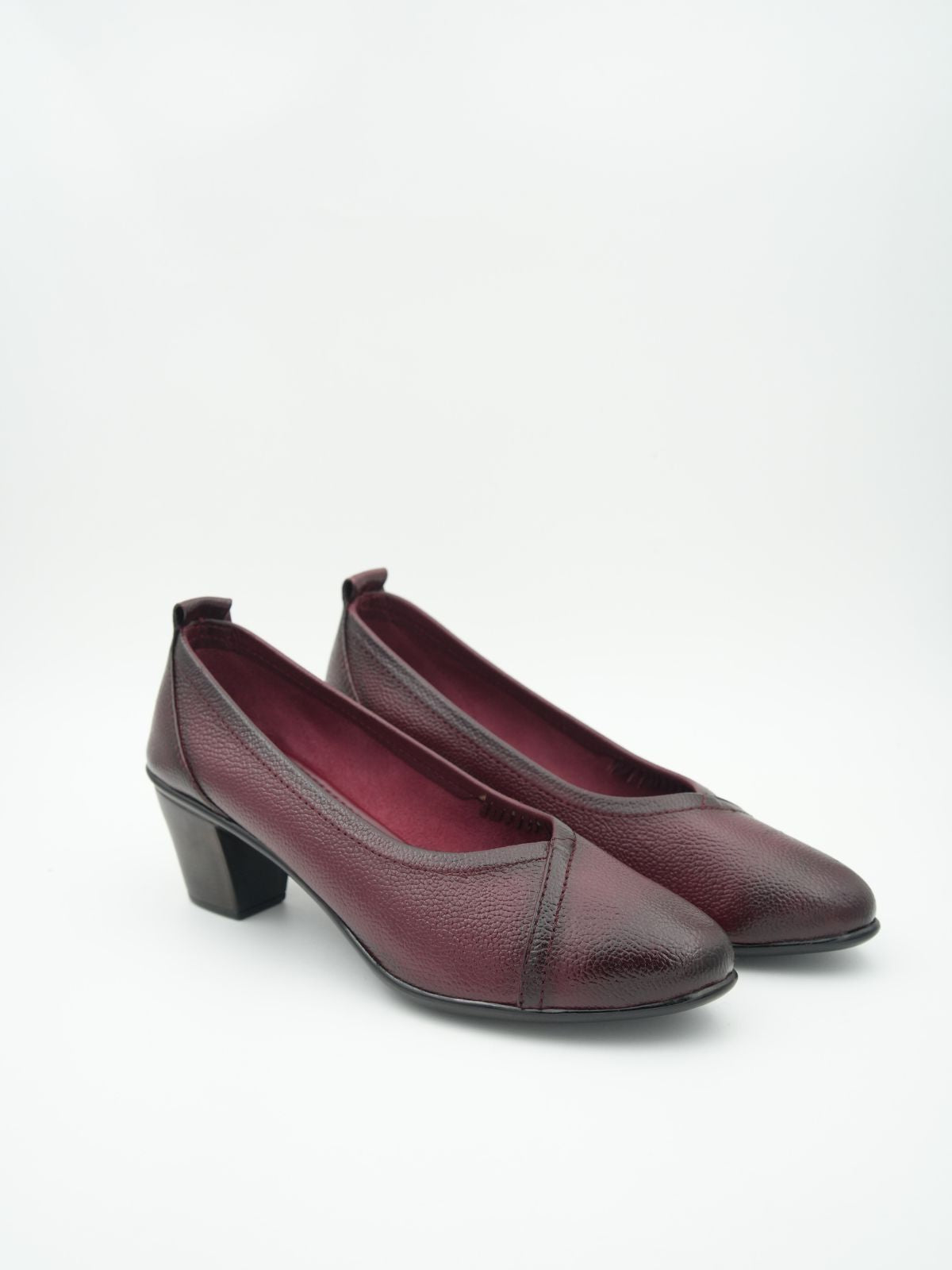 Berlin Leather Classic Block Heel Pumps