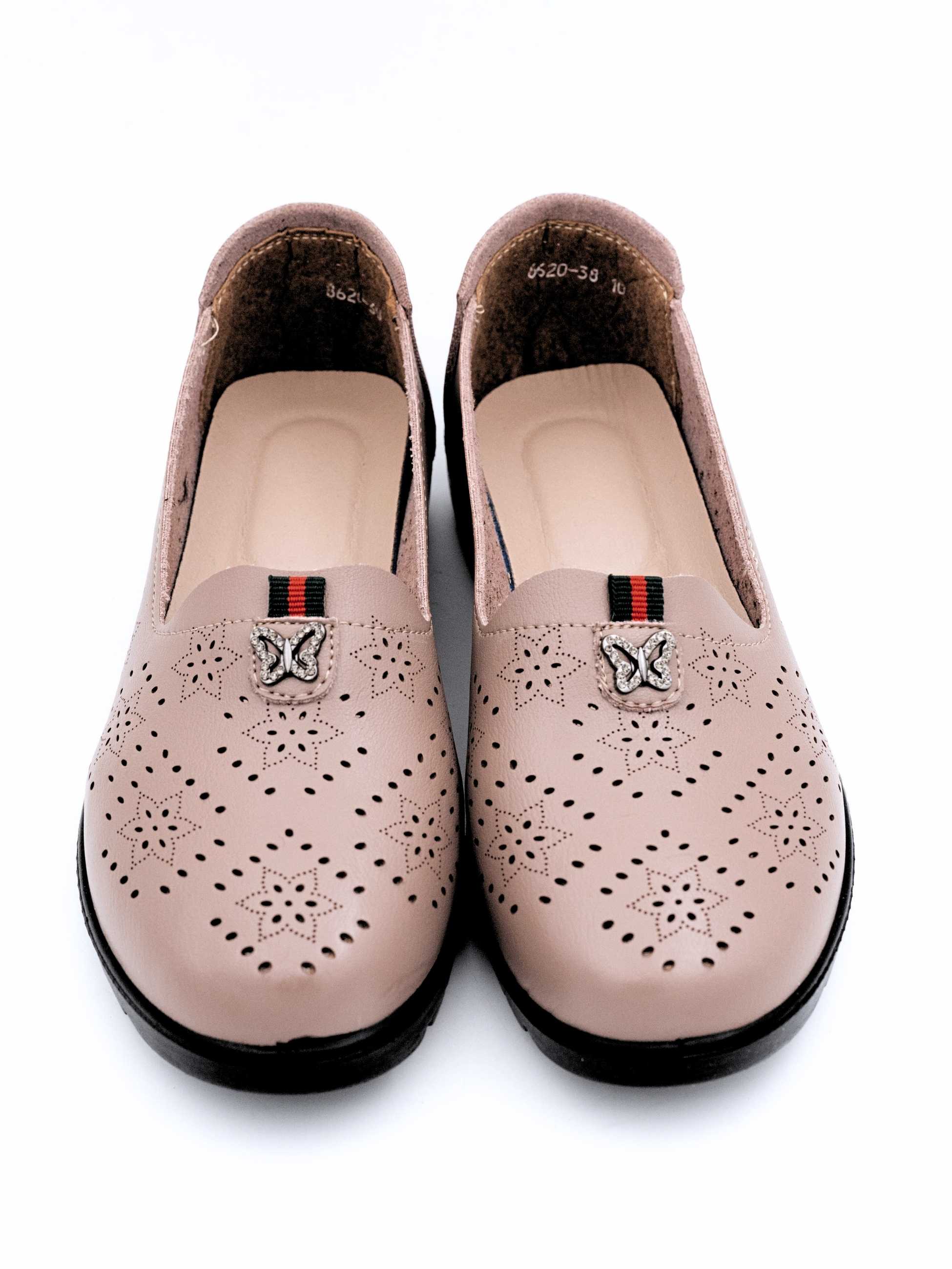 Esme Perforated Cushioned Loafers