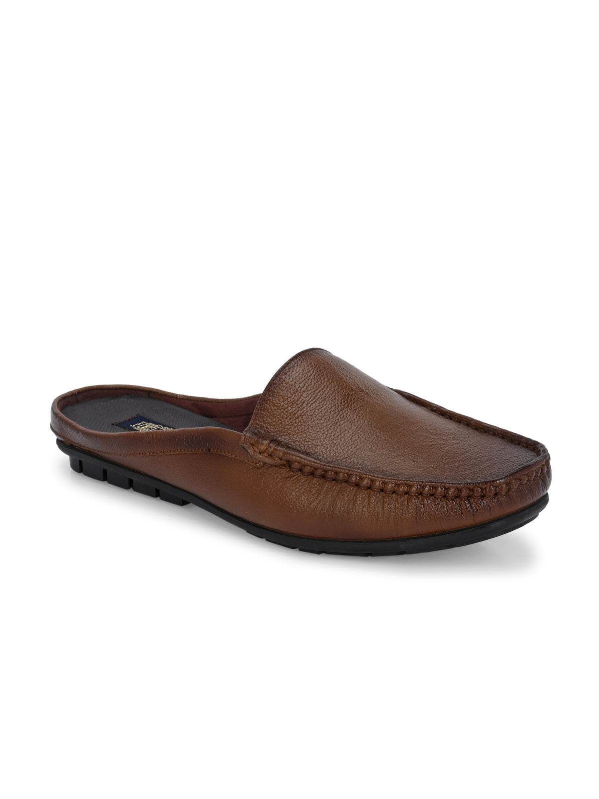 Flint Leather Casual Slip-On Mules